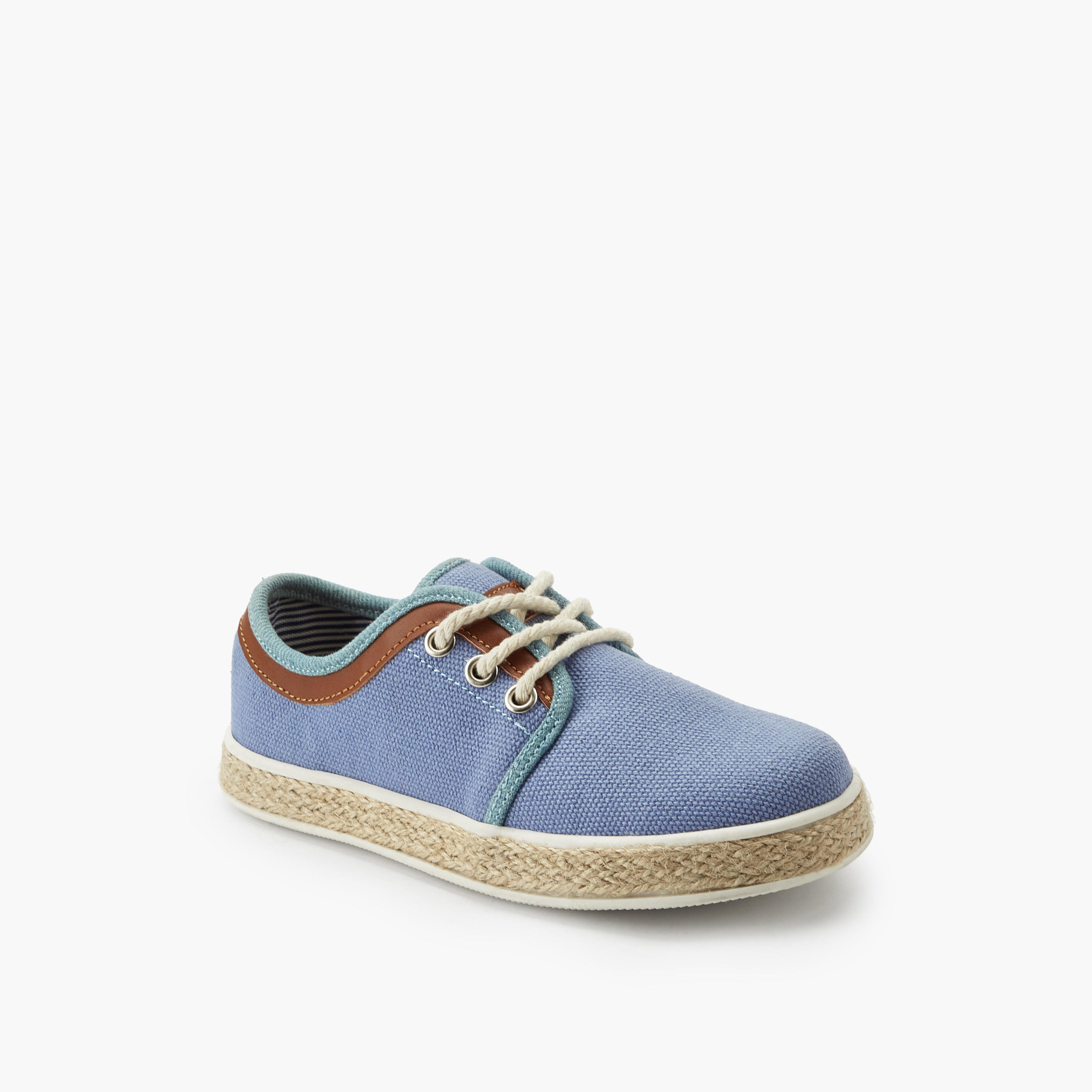Peppermint Boys Lace-Up Espadrille Sneakers-boys-shoes-sneakers-image-2
