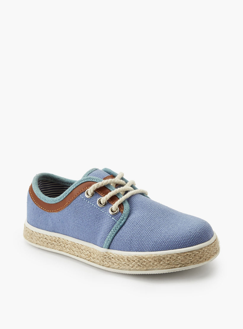 Peppermint Boys Lace-Up Espadrille Sneakers-boys-shoes-sneakers-image-2