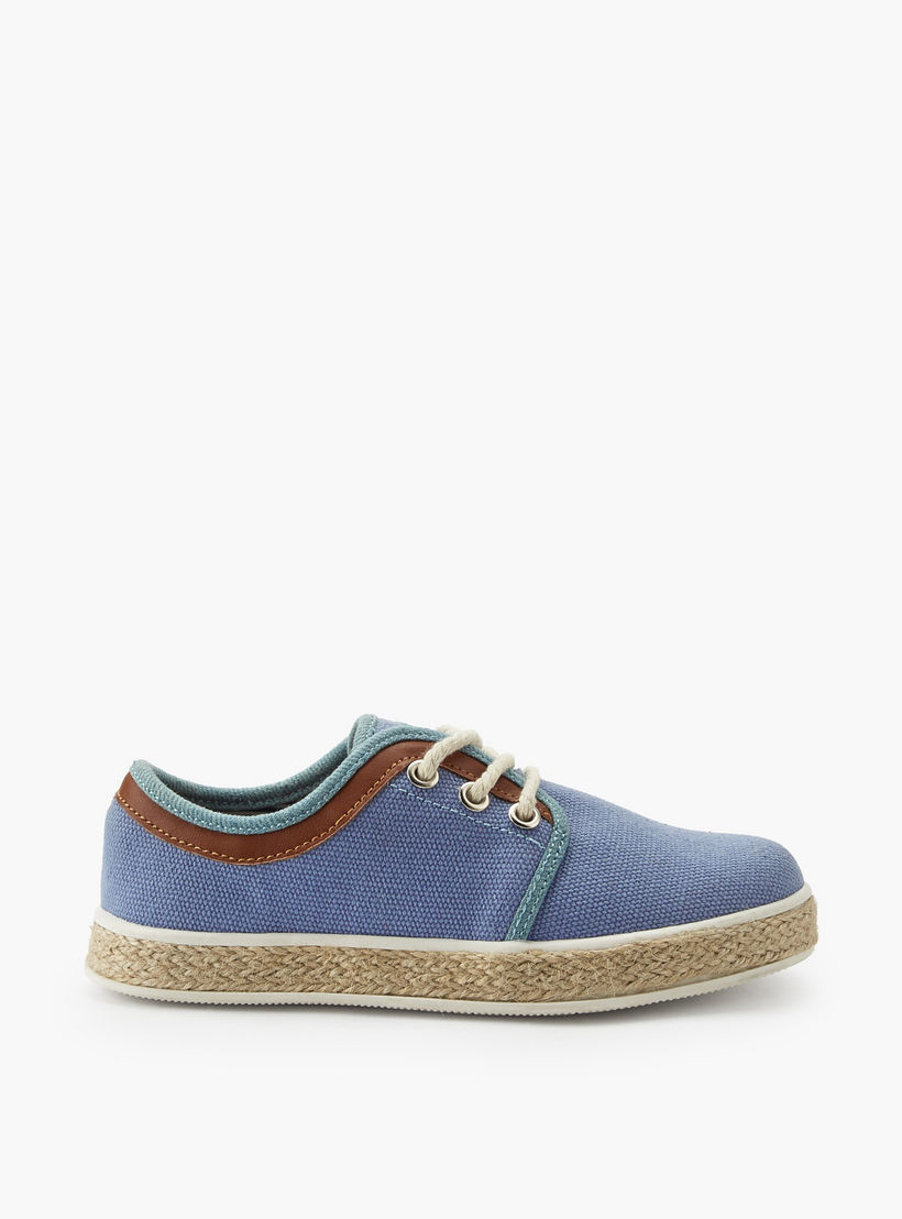 Peppermint Boys Lace-Up Espadrille Sneakers-boys-shoes-sneakers-image-3