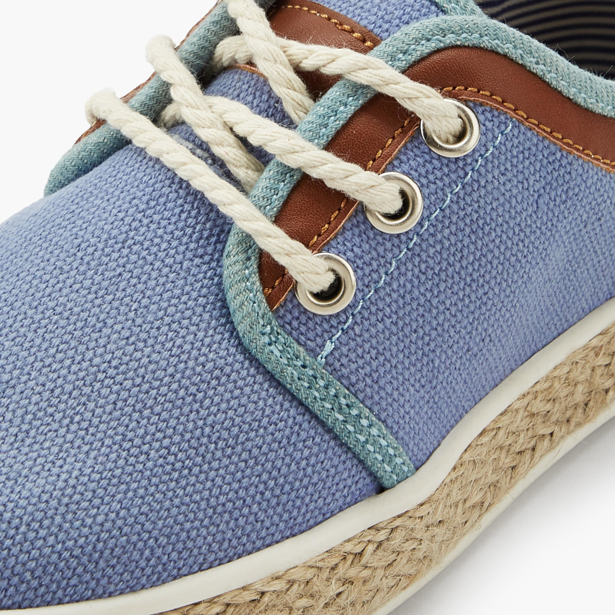Peppermint Boys Lace-Up Espadrille Sneakers-boys-shoes-sneakers-image-4
