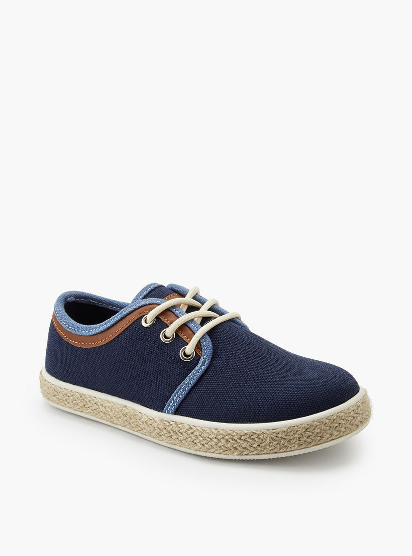 Peppermint Boys Lace-Up Espadrille Sneakers-boys-shoes-sneakers-image-2