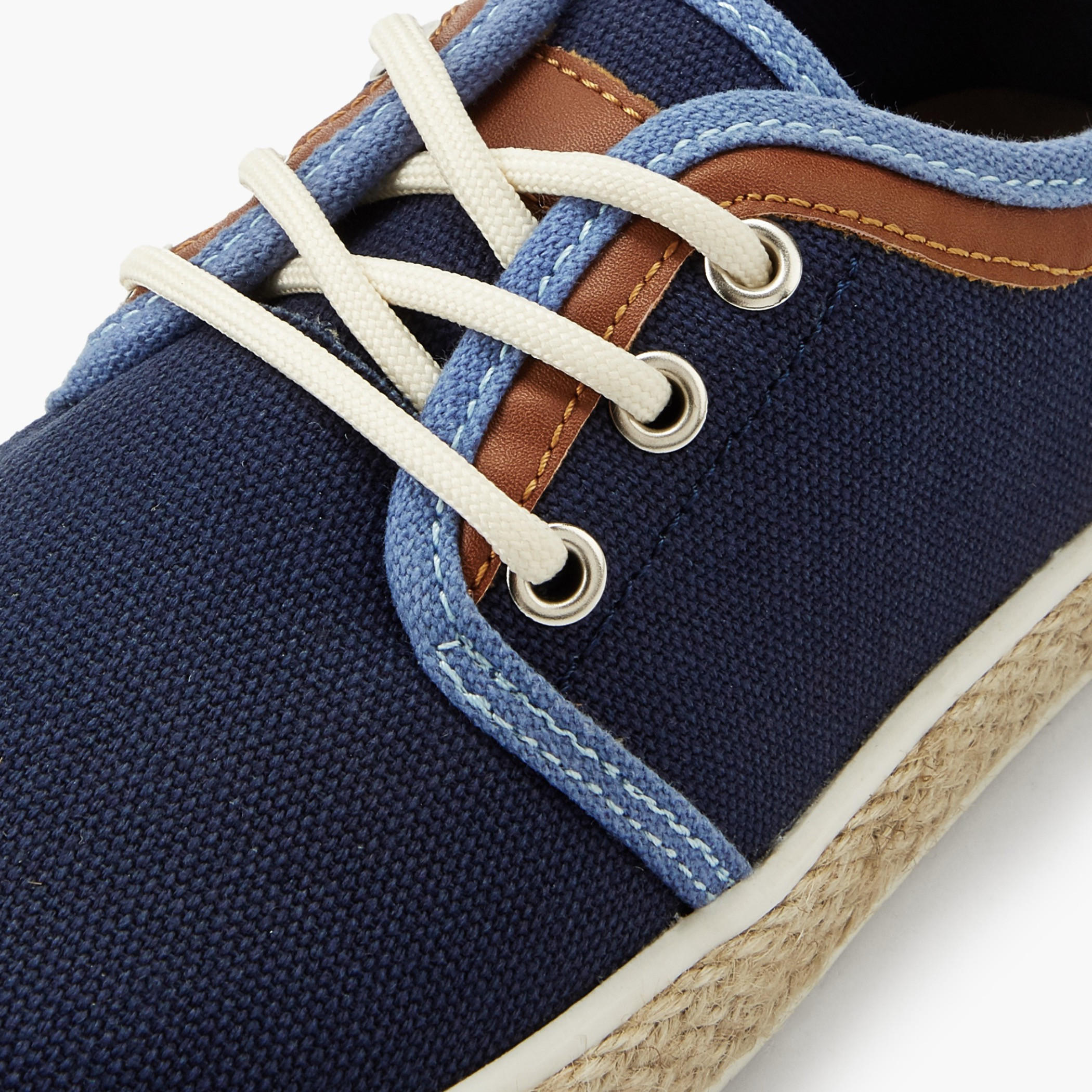 Peppermint Boys Lace-Up Espadrille Sneakers-boys-shoes-sneakers-image-4