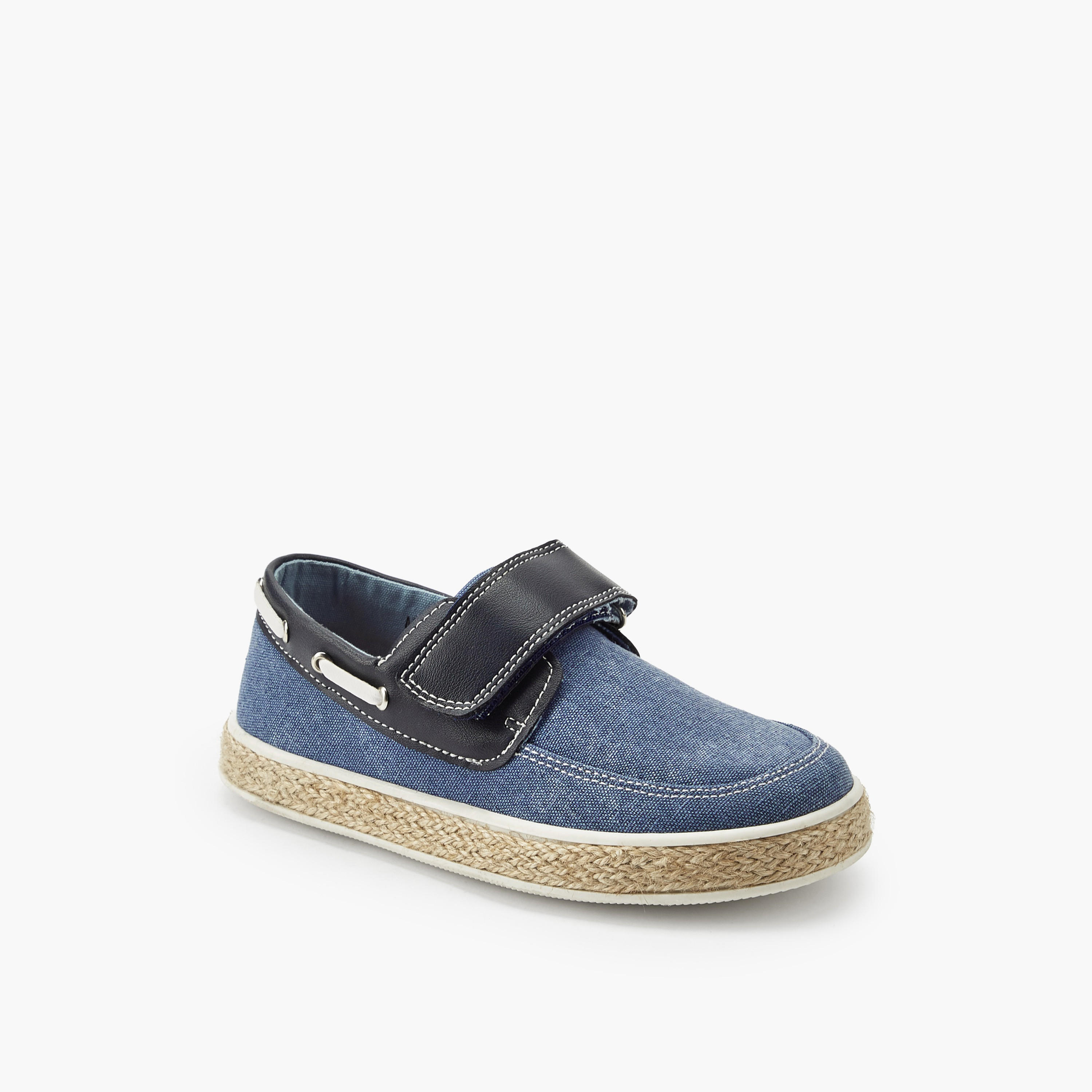 Peppermint Boys Hook & Loop Espadrille Loafers-boys-shoes-loafers-image-2