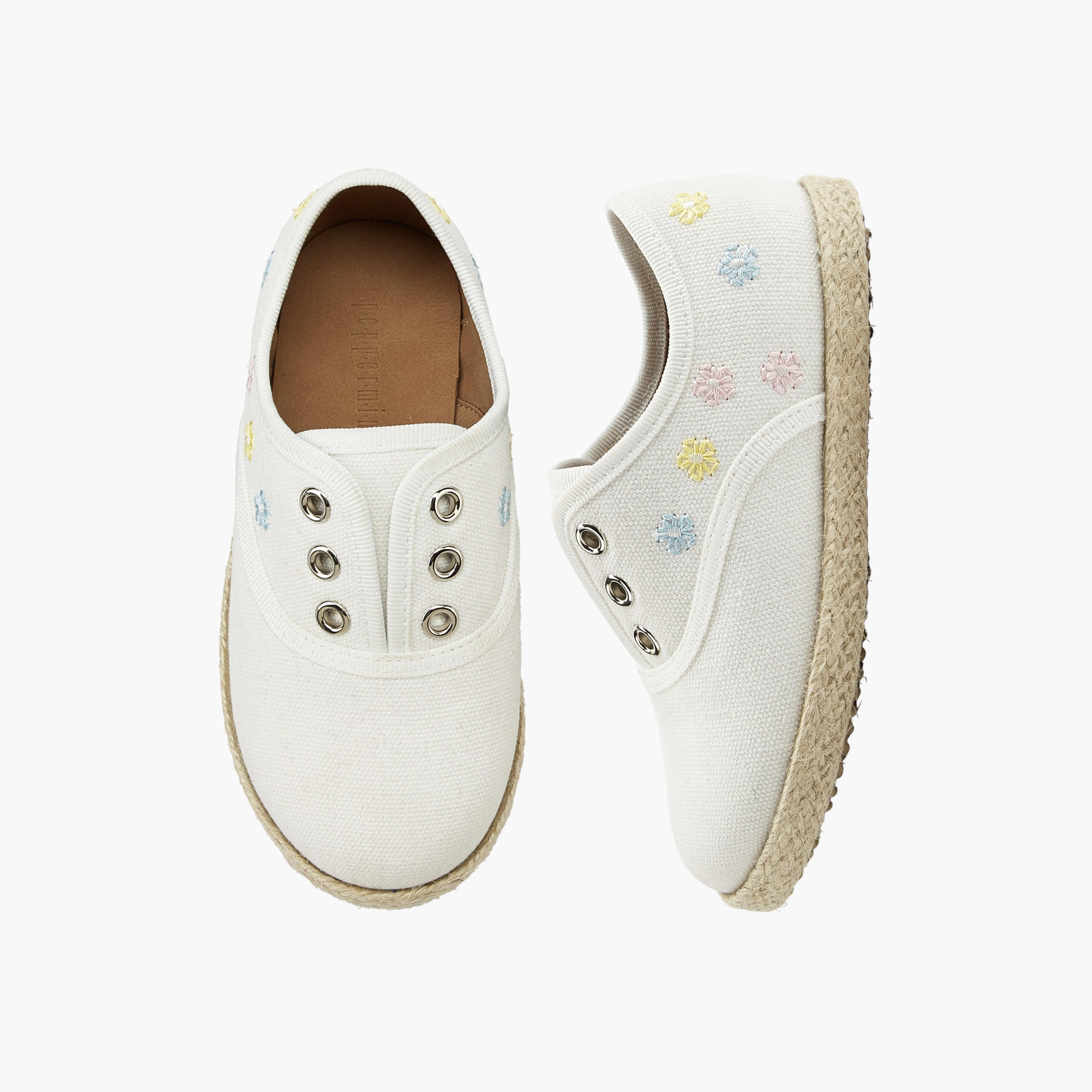 Peppermint Girls Slip-On Espadrille Sneakers-girls-shoes-sneakers-image-1