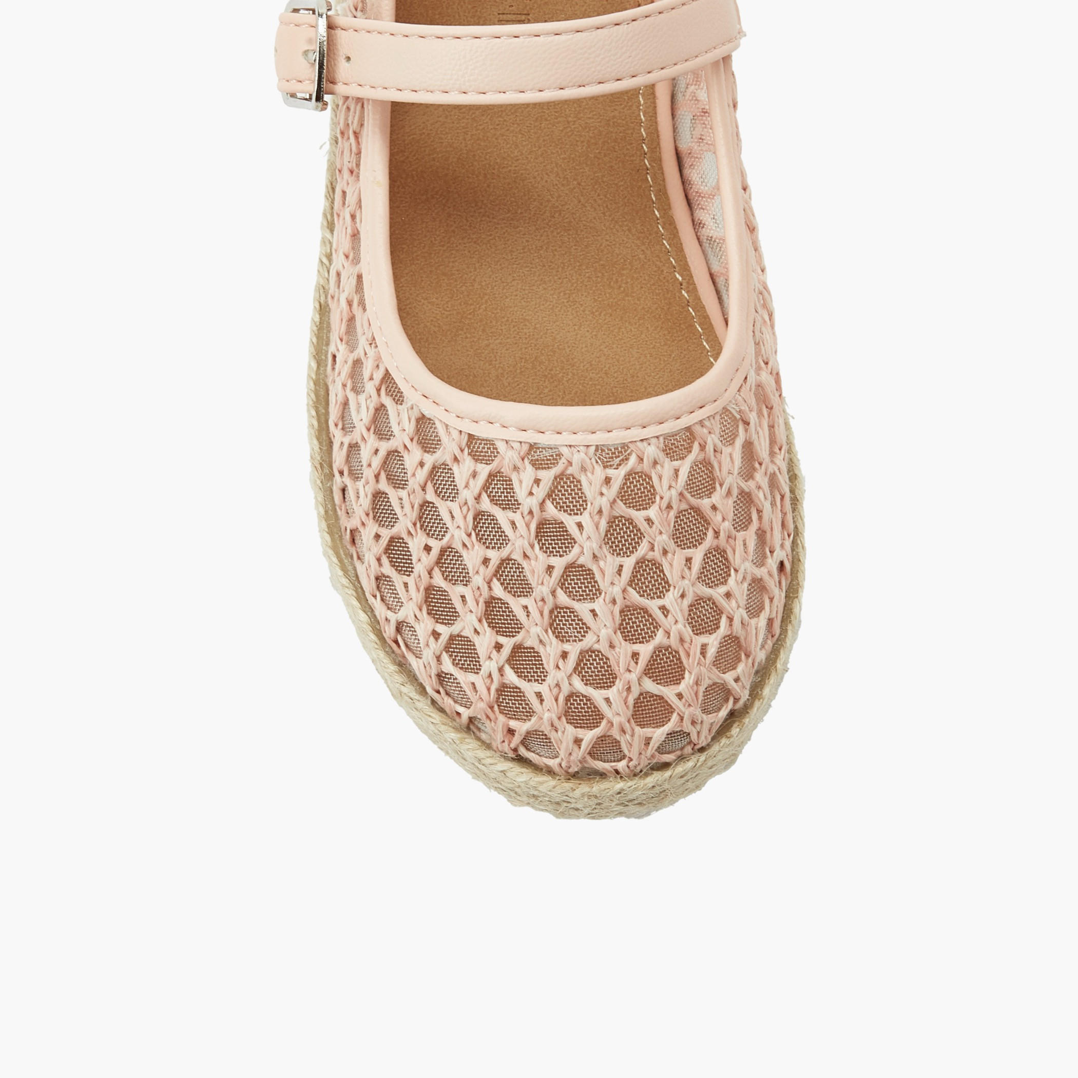 Peppermint Girls Hook & Loop Espadrille Mary Jane Shoes-girls-shoes-maryjanes-image-4