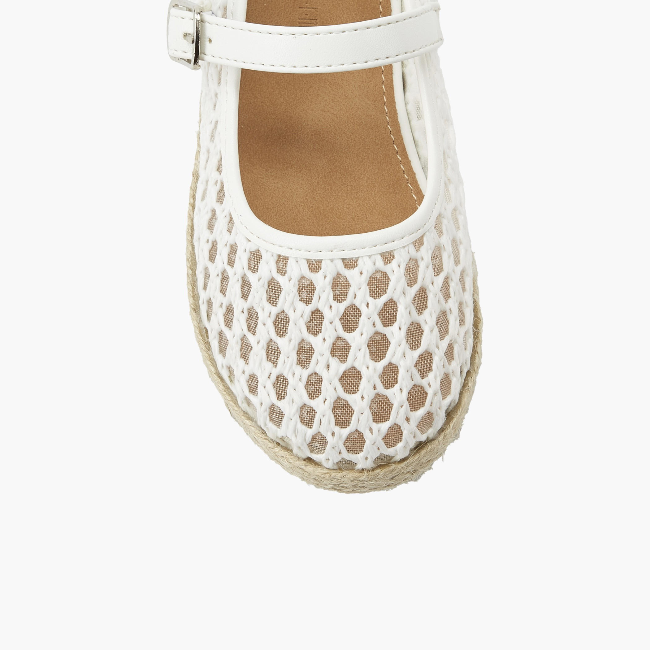 Peppermint Girls Hook & Loop Espadrille Mary Jane Shoes-girls-shoes-maryjanes-image-5