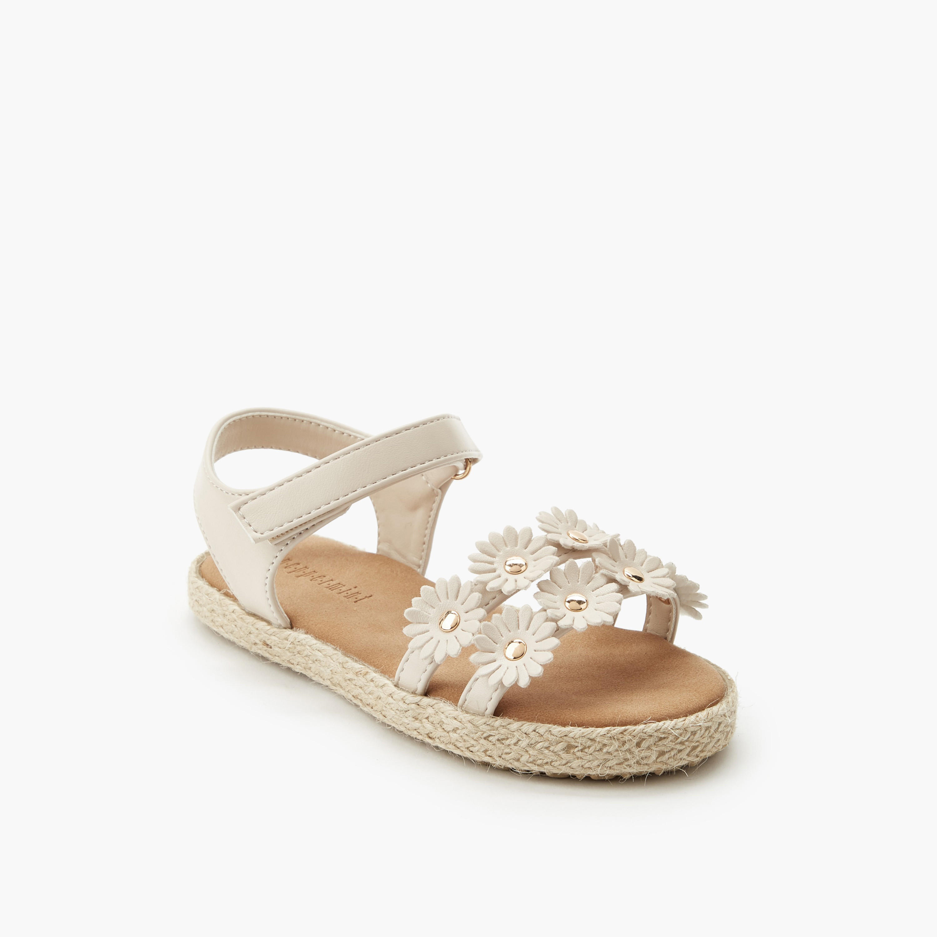 صندل إسبادريل مزين بالأزهار للبنات من بيبرمينت-girls-shoes-sandals-image-2