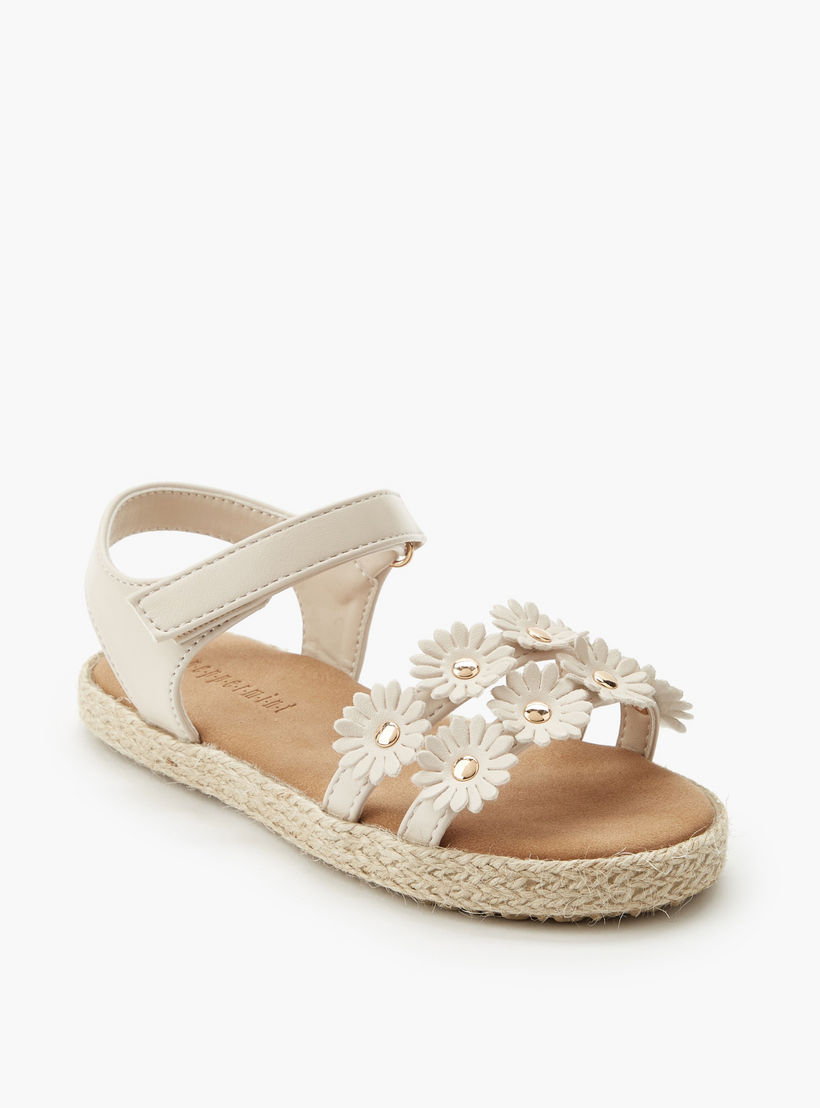 صندل إسبادريل مزين بالأزهار للبنات من بيبرمينت-girls-shoes-sandals-image-2