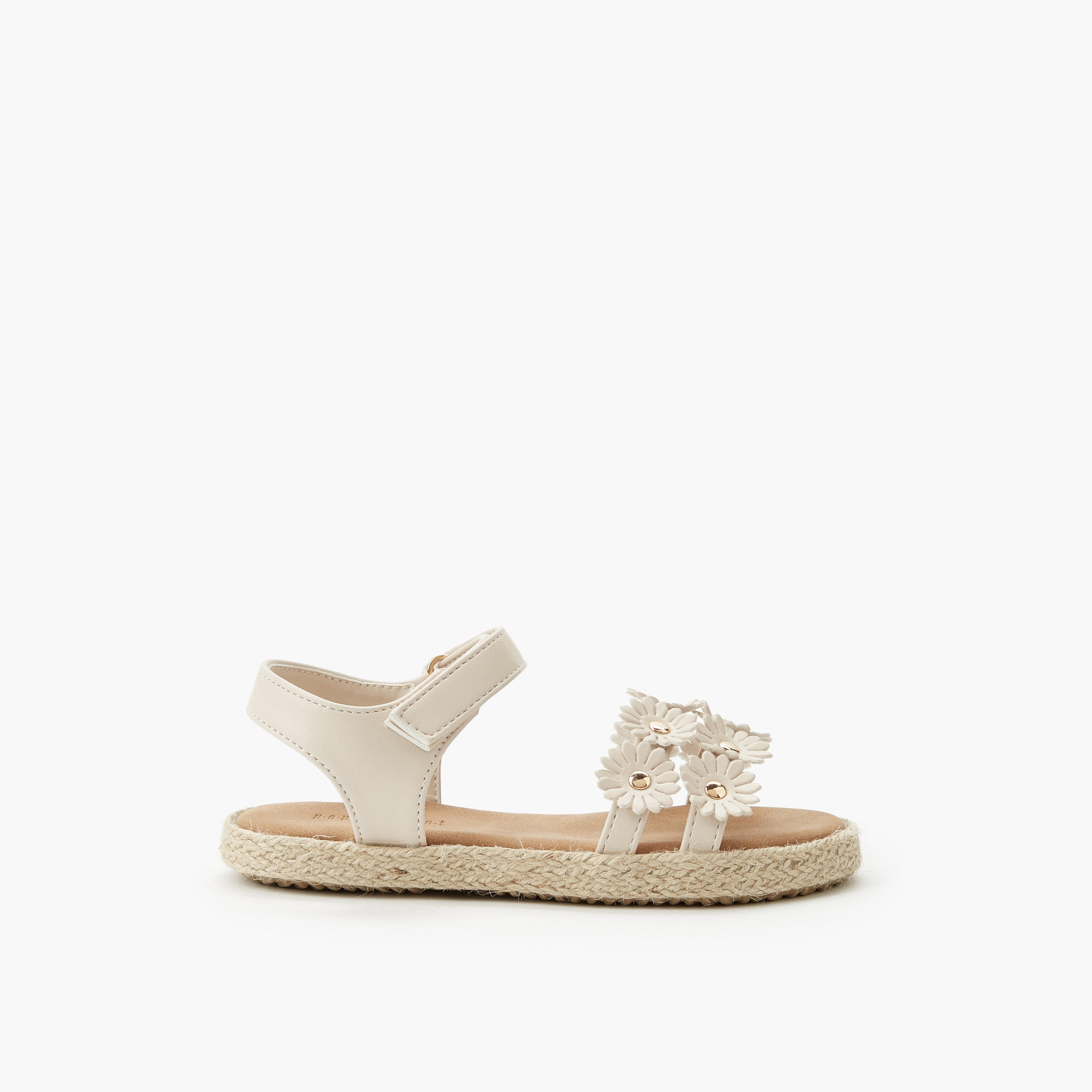 صندل إسبادريل مزين بالأزهار للبنات من بيبرمينت-girls-shoes-sandals-image-3