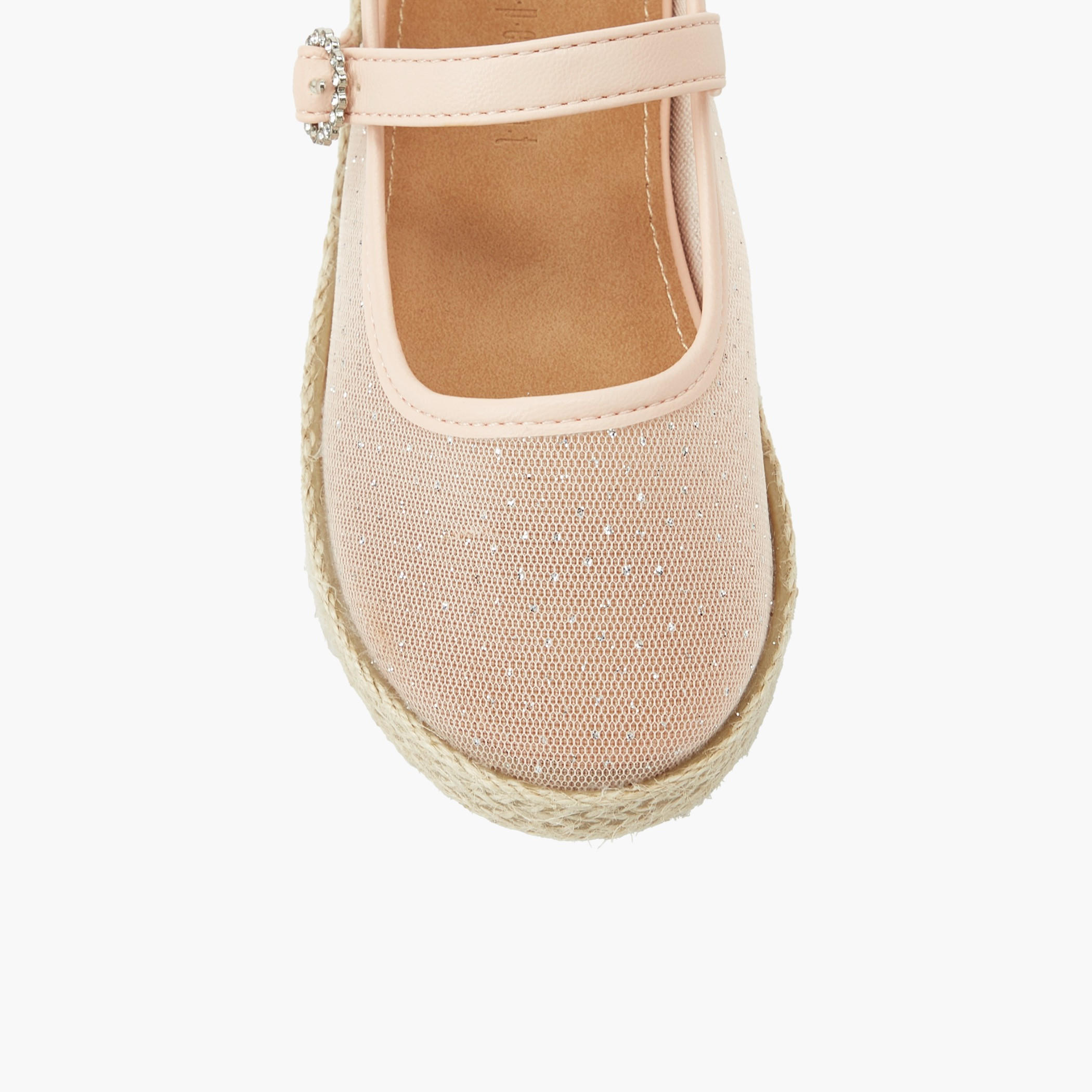 Peppermint Girls Hook & Loop Espadrille Mary Jane Shoes-girls-shoes-maryjanes-image-5