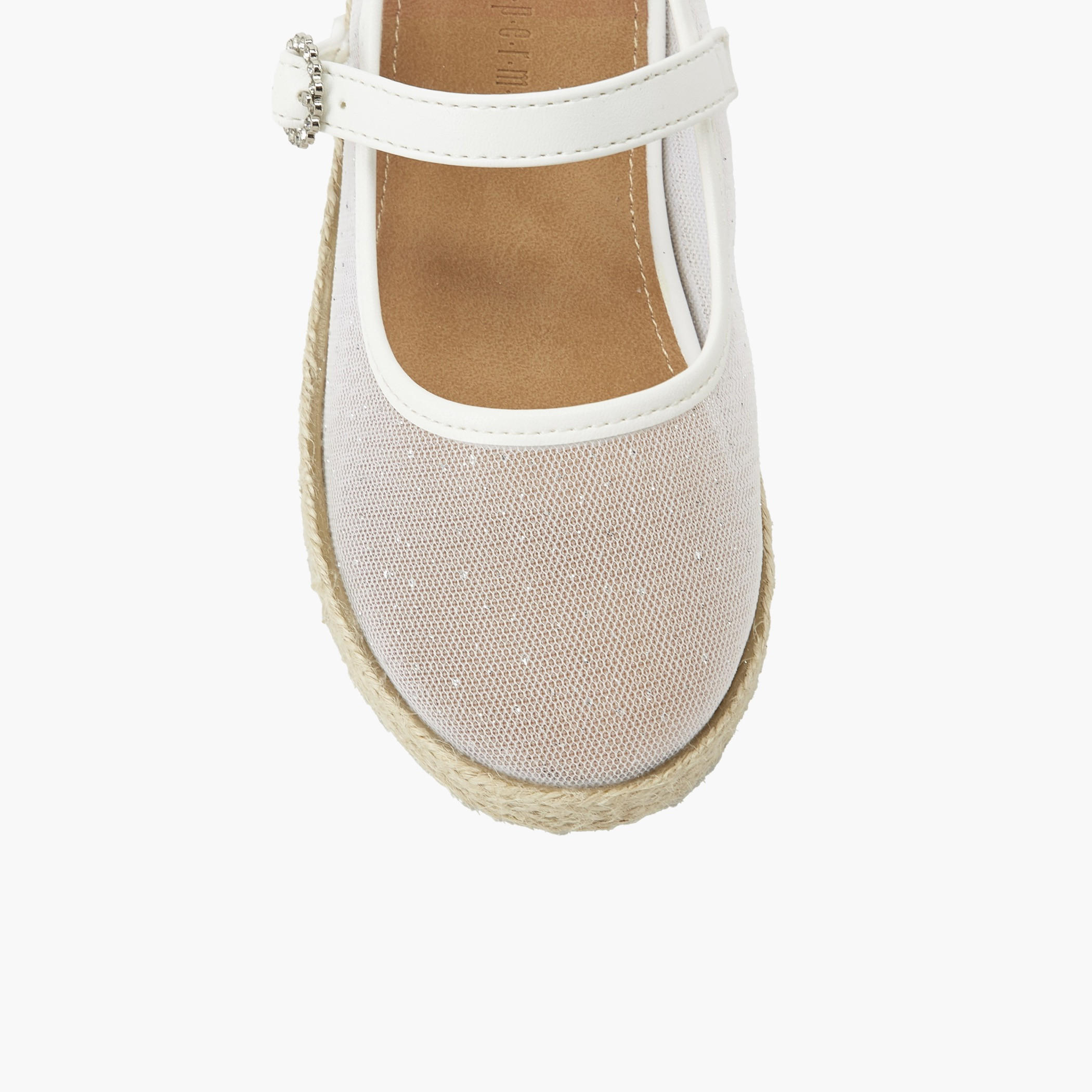 Peppermint Girls Hook & Loop Espadrille Mary Jane Shoes-girls-shoes-maryjanes-image-5