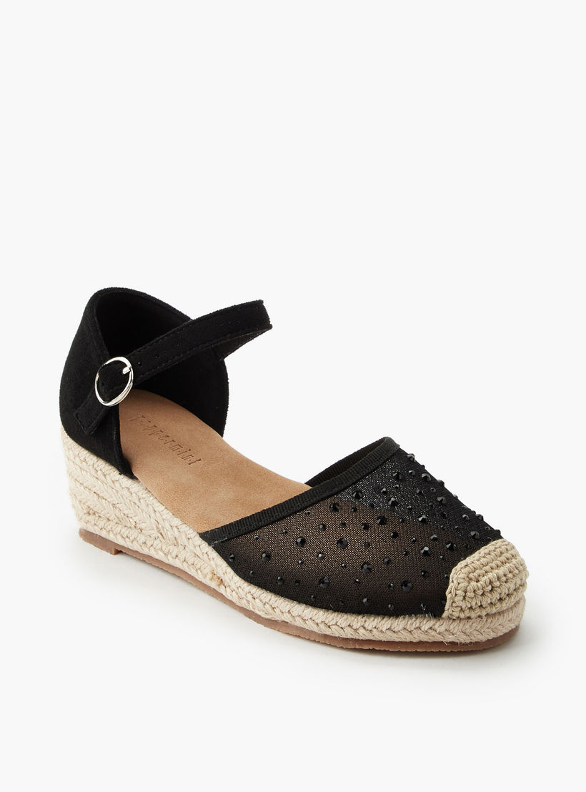 Peppermint Girls Wedge Heel Espadrille Sandals-girls-shoes-sandals-image-2