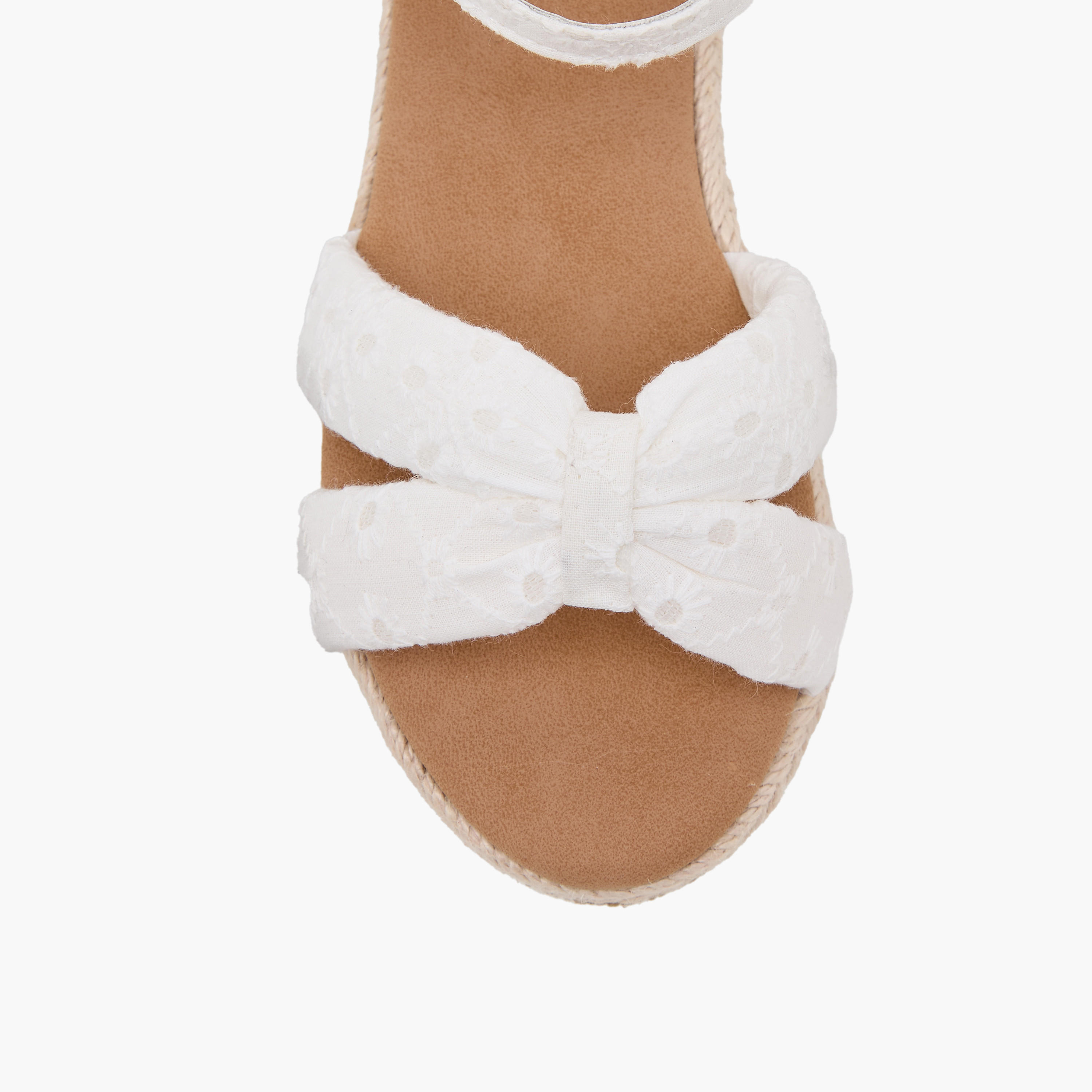 Peppermint Girls Embroidered Wedge Heel Sandals-girls-shoes-sandals-image-4