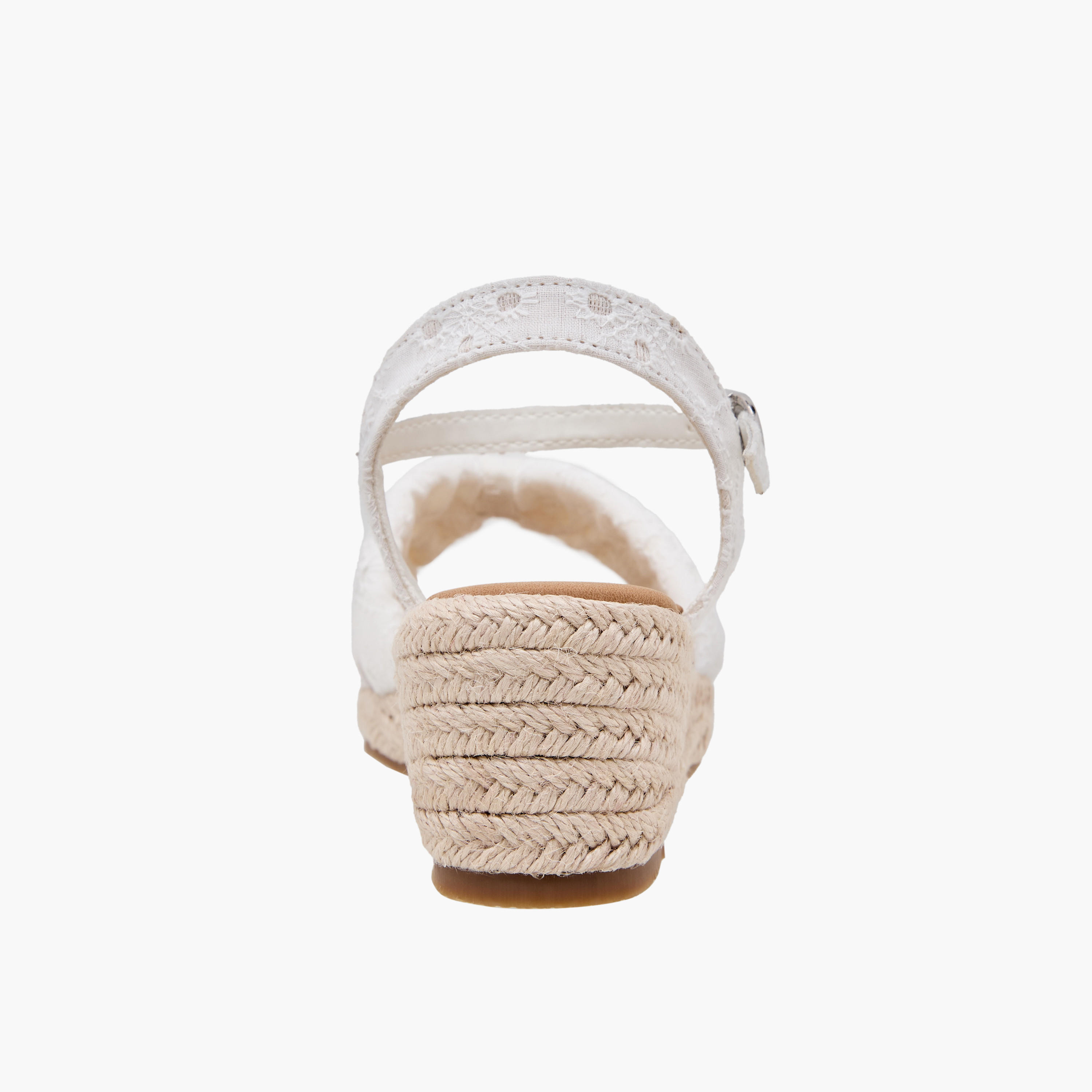 Peppermint Girls Embroidered Wedge Heel Sandals-girls-shoes-sandals-image-5