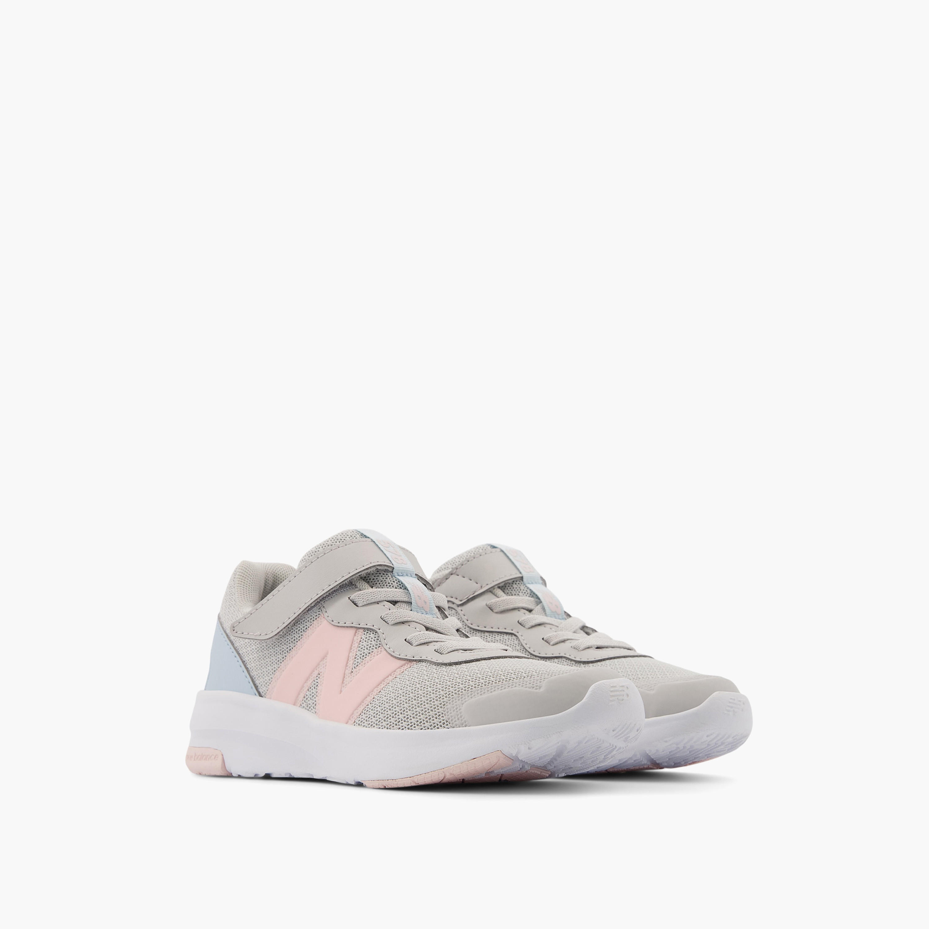 New Balance Girls' Logo Detail Sports Shoes with Hook and Loop Closure-girls-shoes-sneakers-image-6