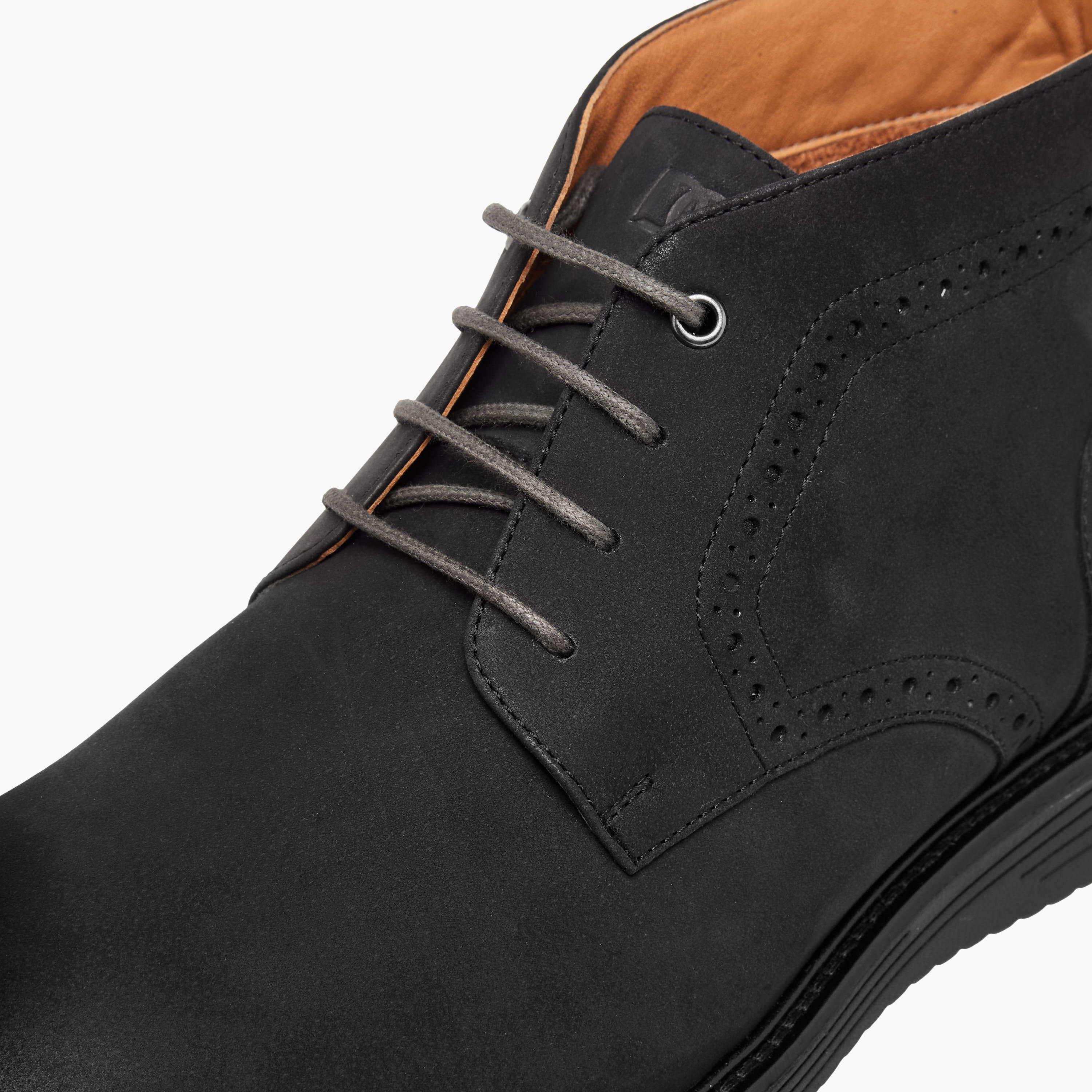 Duchini Men Solid Lace-Up Leather Boots-men-shoes-boots-image-4
