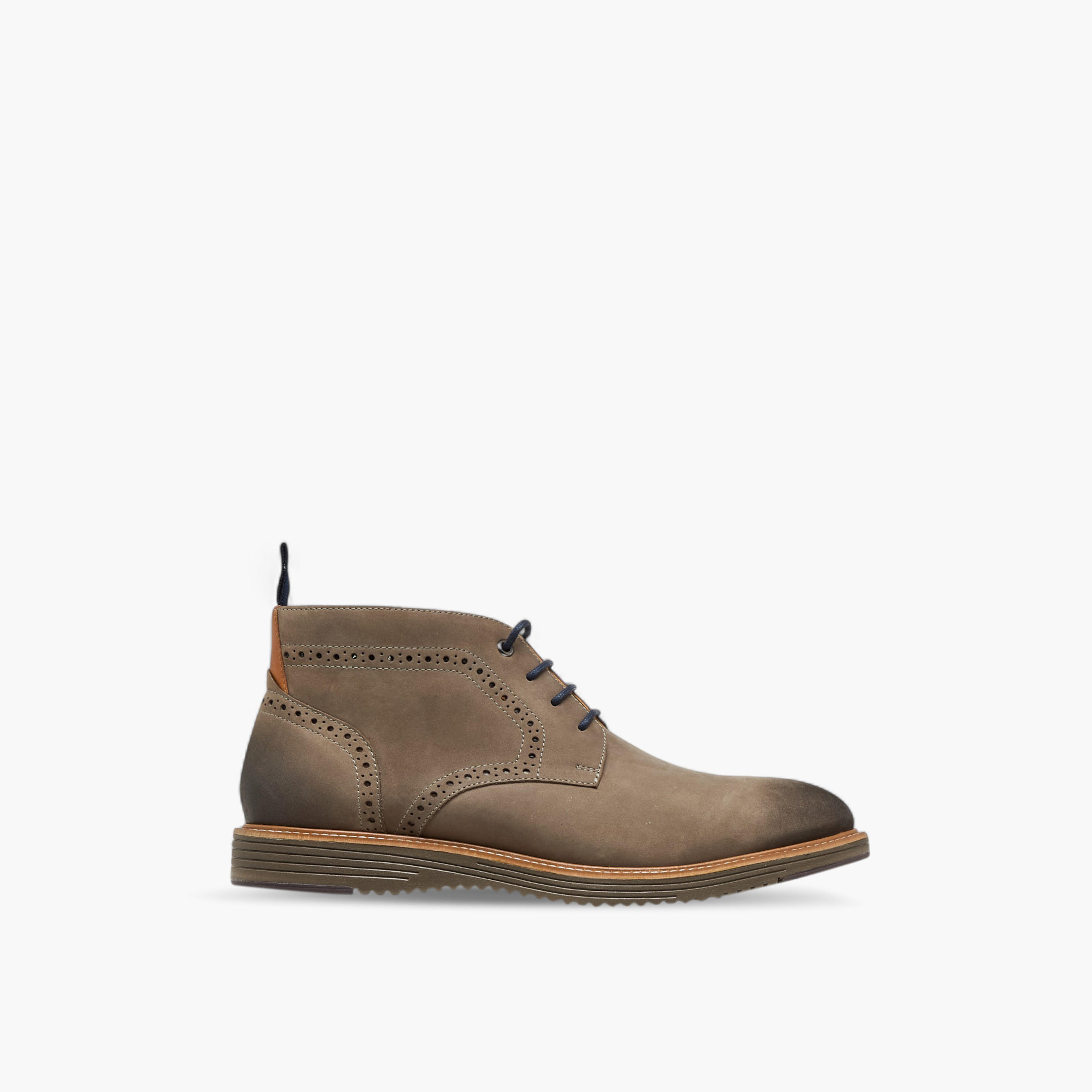 Duchini Men Solid Lace-Up Leather Boots-men-shoes-boots-image-3