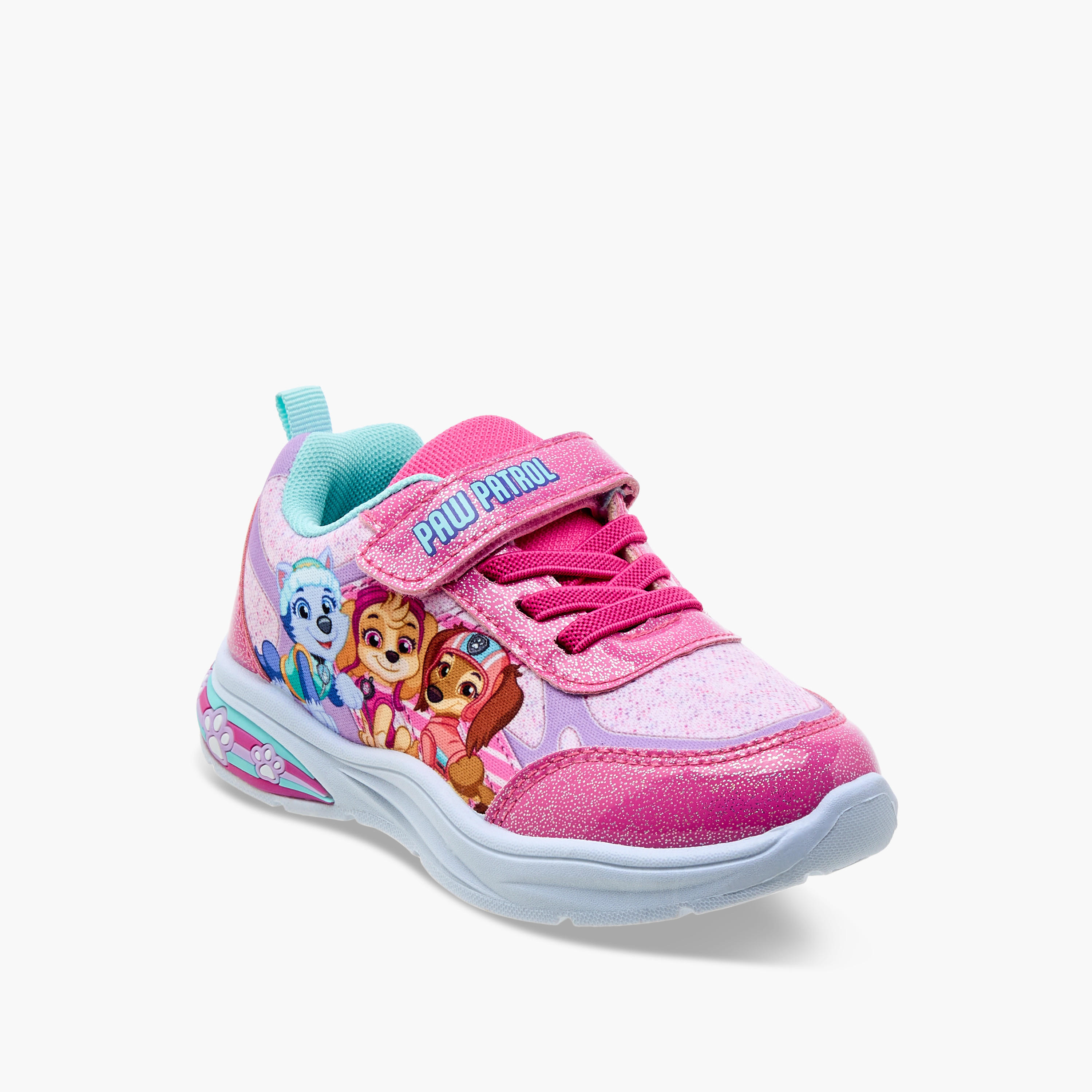 حذاء سنيكرز بشريط إغلاق لاصق وضوء وطبعات باو باترول-girls-shoes-sneakers-image-2