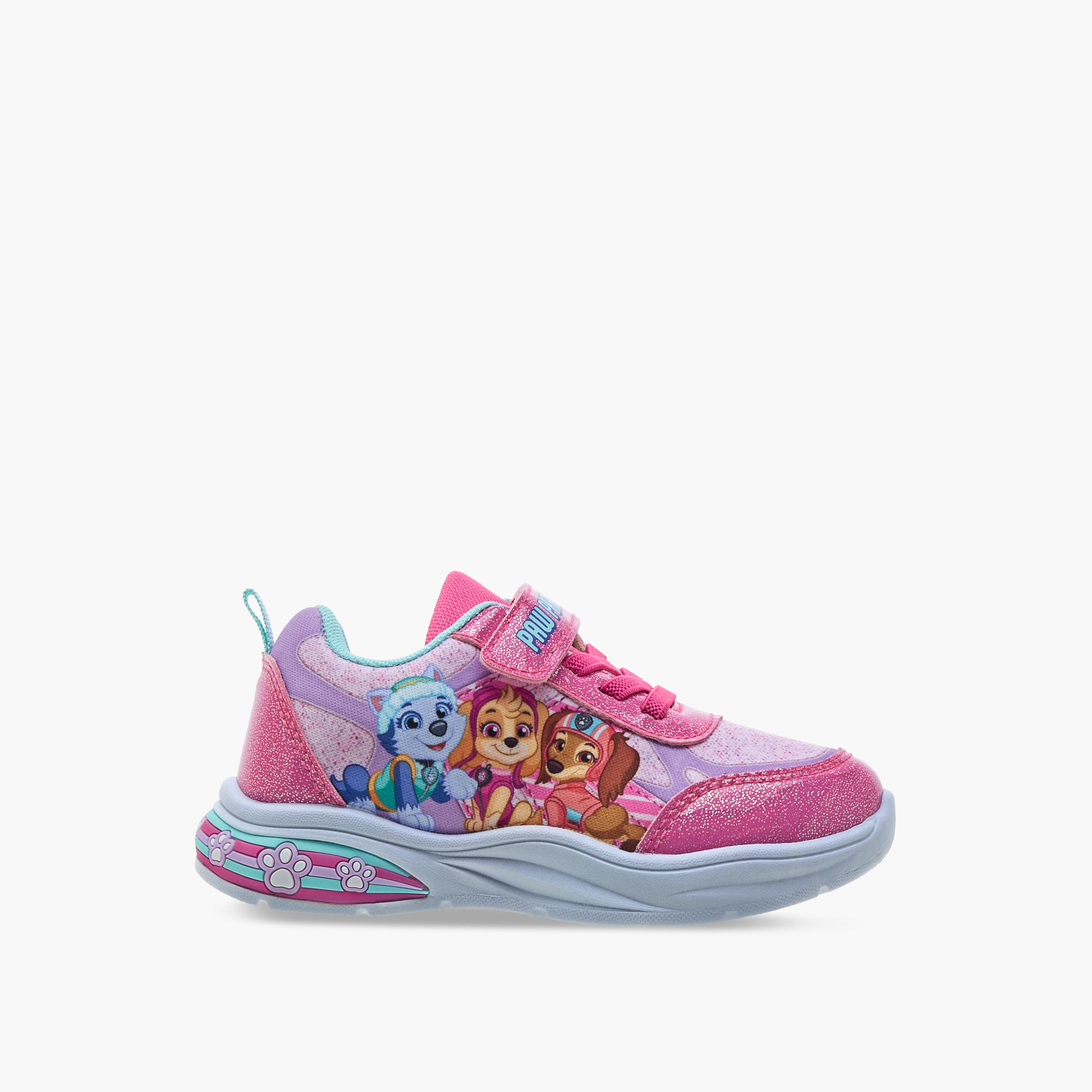 حذاء سنيكرز بشريط إغلاق لاصق وضوء وطبعات باو باترول-girls-shoes-sneakers-image-3