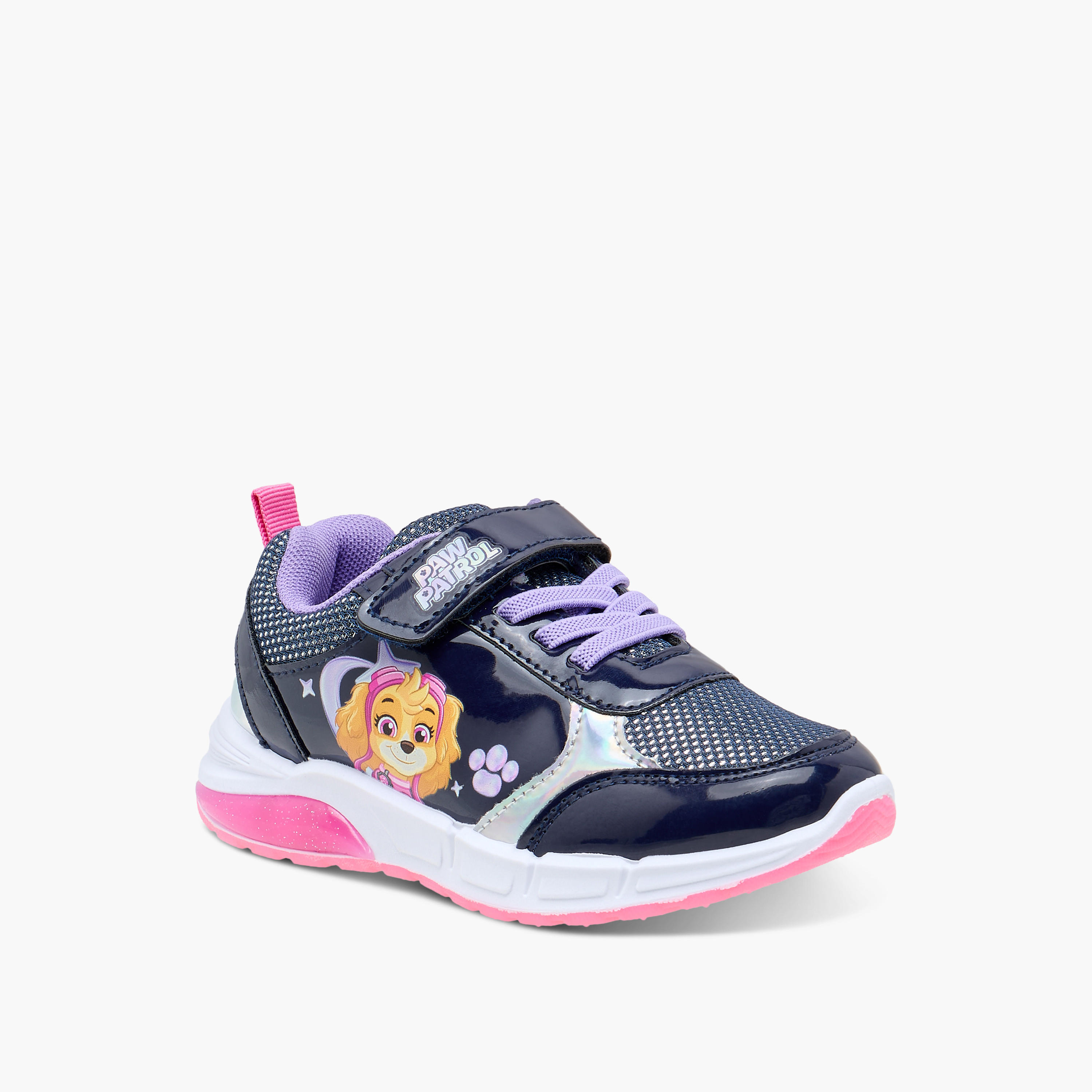 حذاء سنيكرز مضيء بطبعات باو باترول سكاي مع شريط إغلاق لاصق-girls-shoes-sneakers-image-3