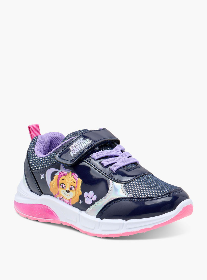 حذاء سنيكرز مضيء بطبعات باو باترول سكاي مع شريط إغلاق لاصق-girls-shoes-sneakers-image-3