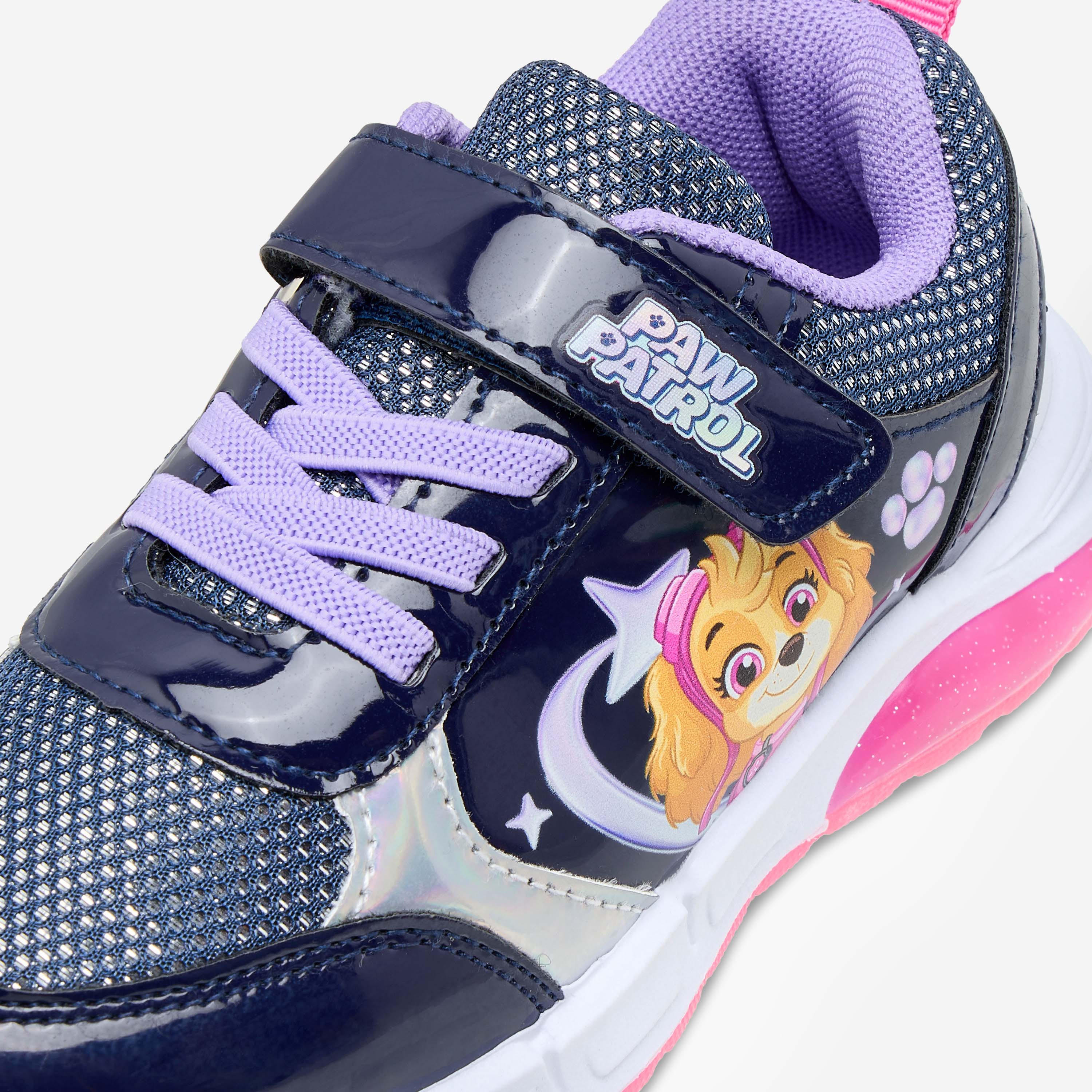 حذاء سنيكرز مضيء بطبعات باو باترول سكاي مع شريط إغلاق لاصق-girls-shoes-sneakers-image-5