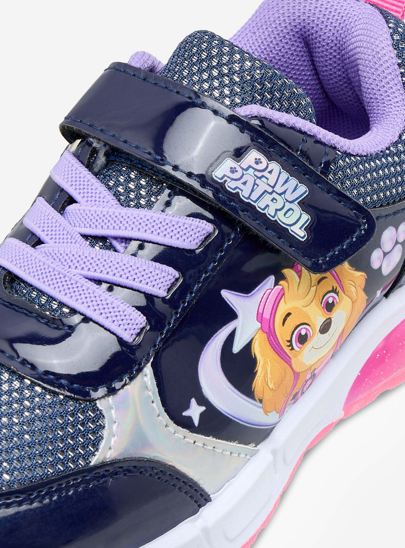 حذاء سنيكرز مضيء بطبعات باو باترول سكاي مع شريط إغلاق لاصق-girls-shoes-sneakers-image-5