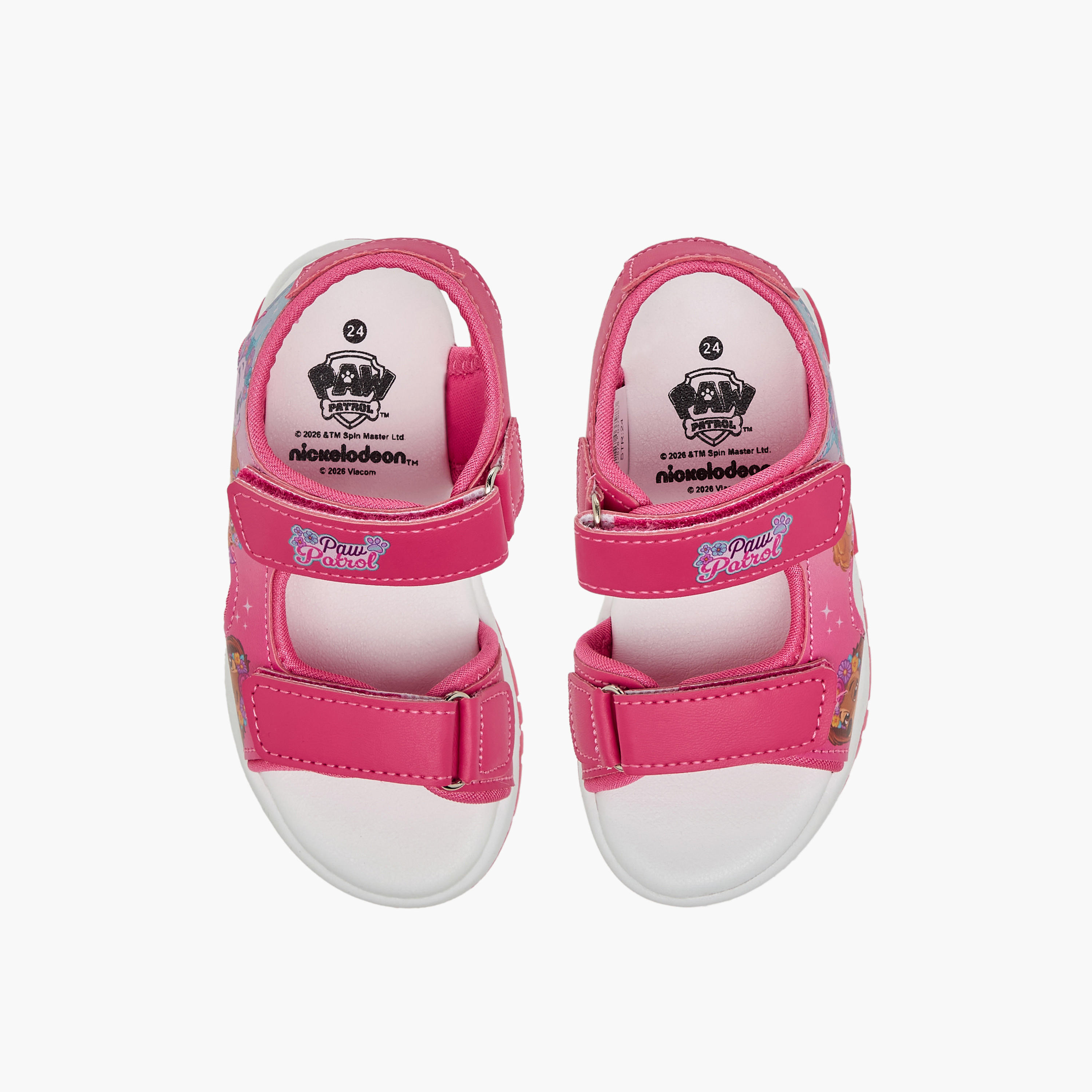 Paw Patrol Girls Hook & Loop Light-Up Strap Sandals-girls-shoes-sandals-image-1