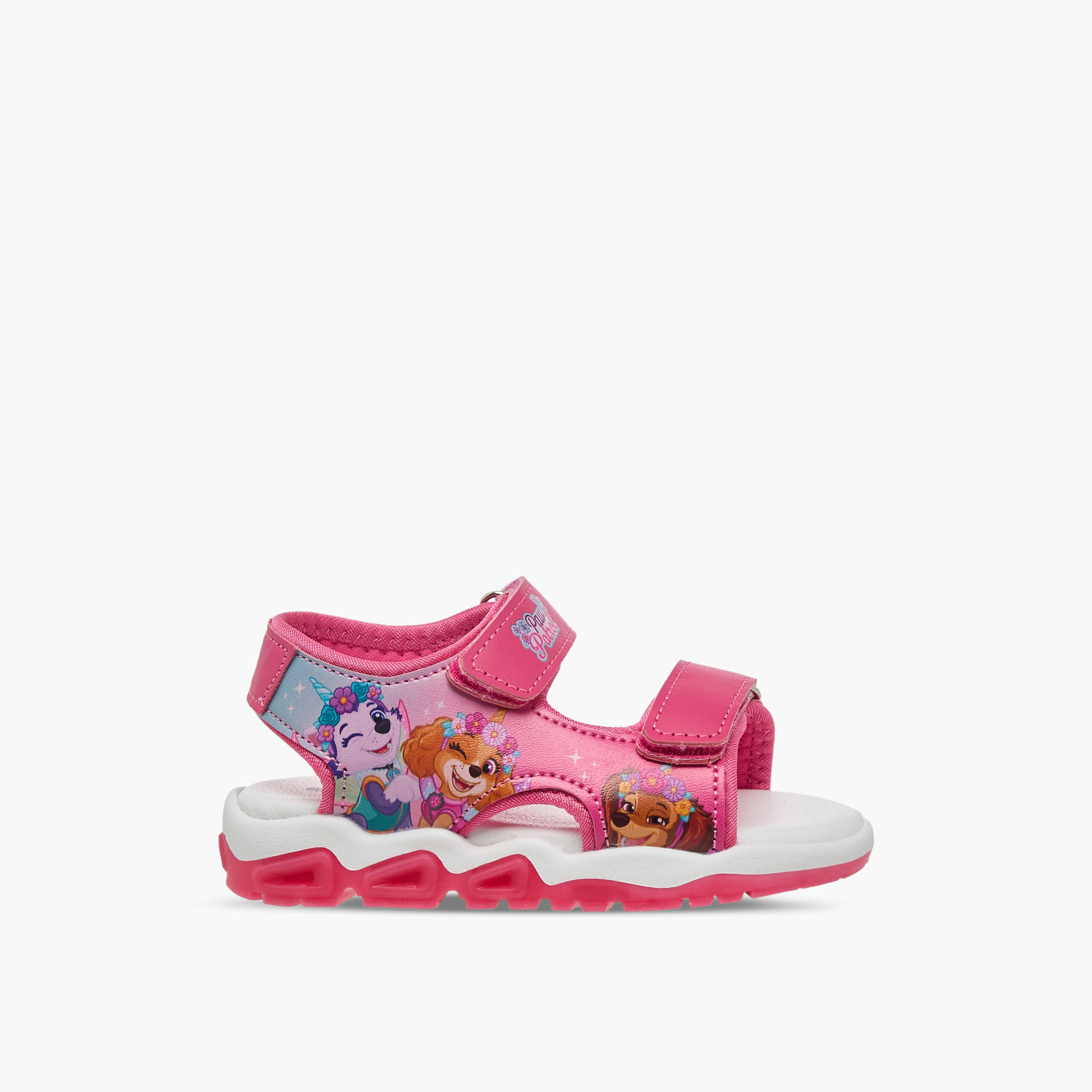 Paw Patrol Girls Hook & Loop Light-Up Strap Sandals-girls-shoes-sandals-image-2