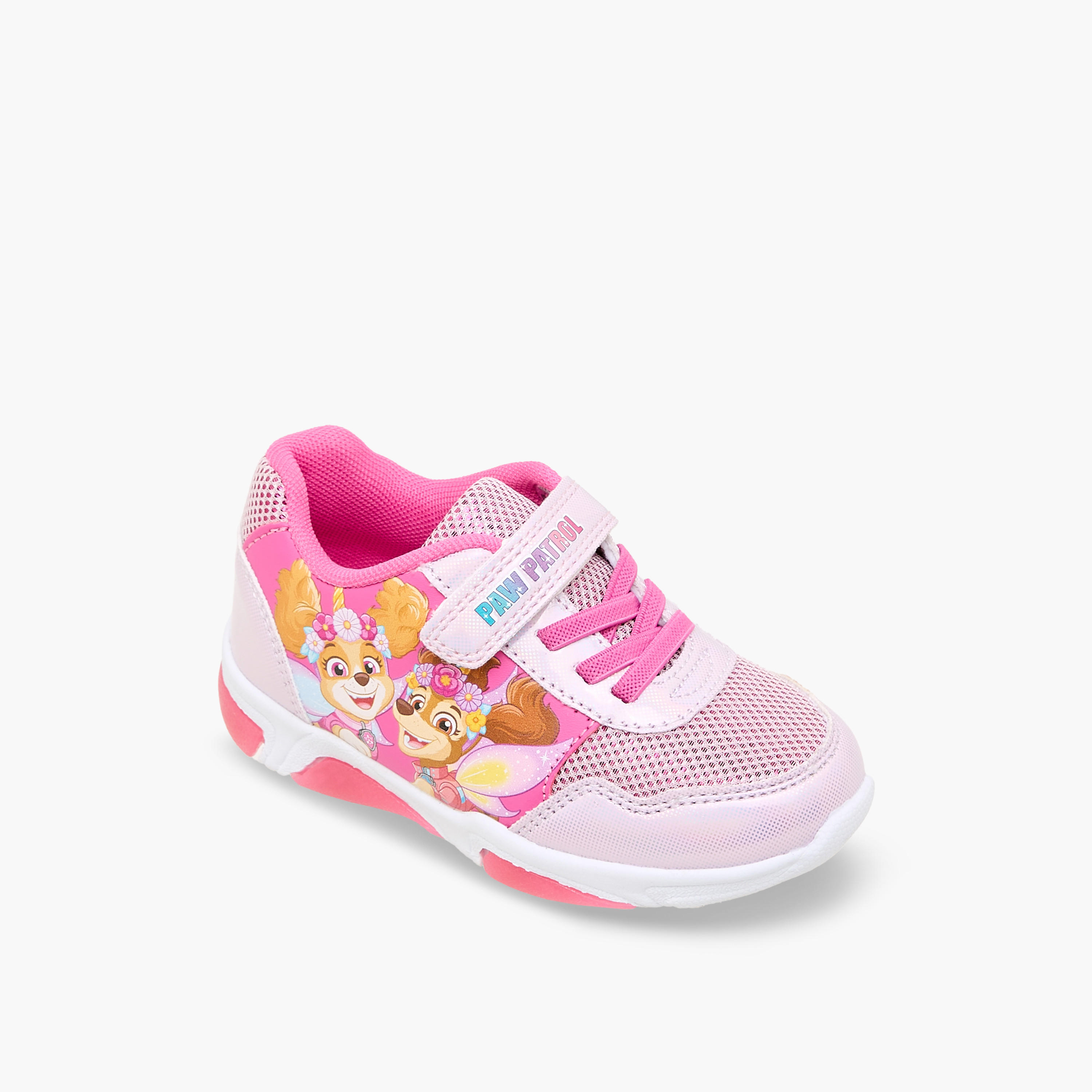حذاء سنيكرز مضيء بشريط إغلاق لاصق للبنات من باو باترول-girls-shoes-sneakers-image-2