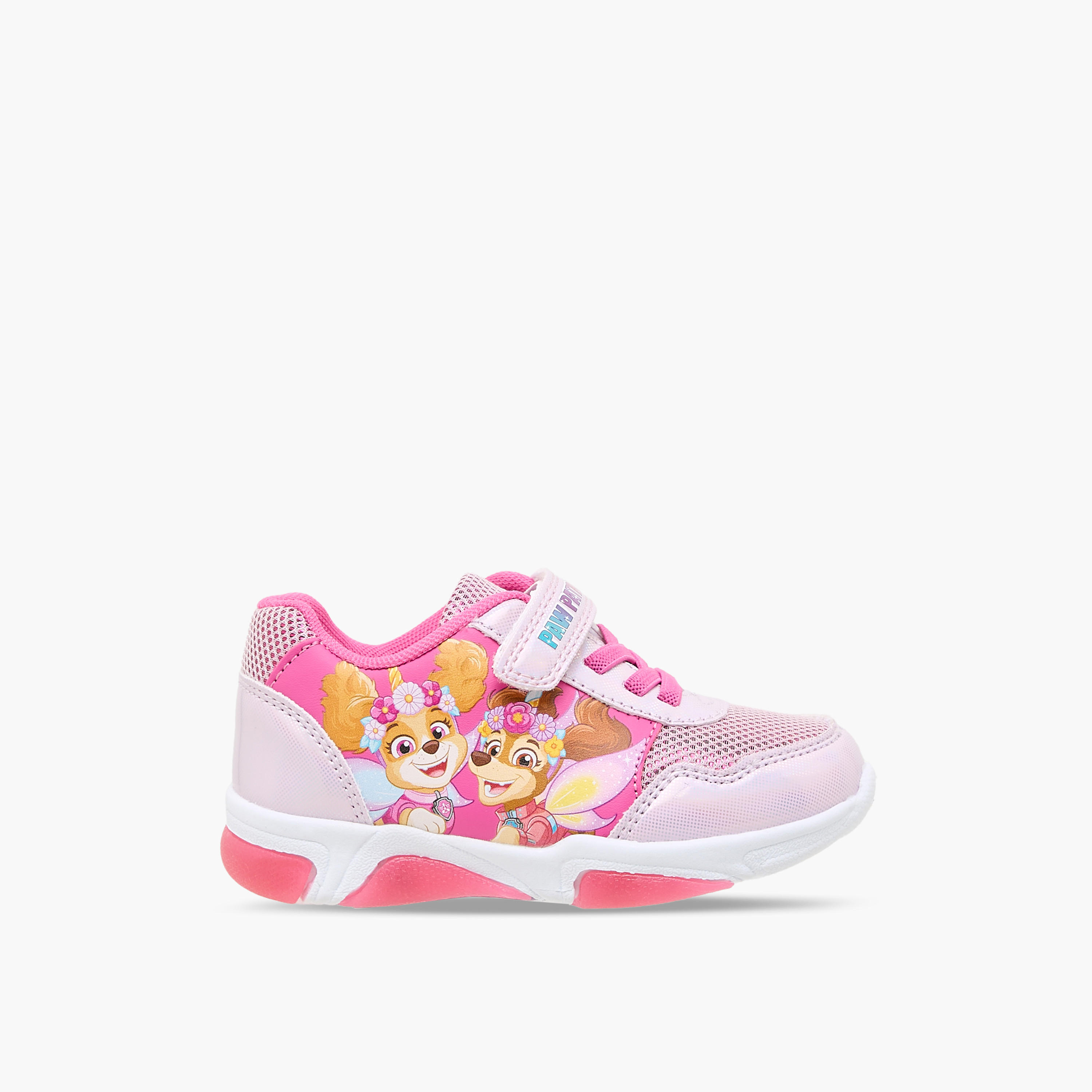 حذاء سنيكرز مضيء بشريط إغلاق لاصق للبنات من باو باترول-girls-shoes-sneakers-image-3