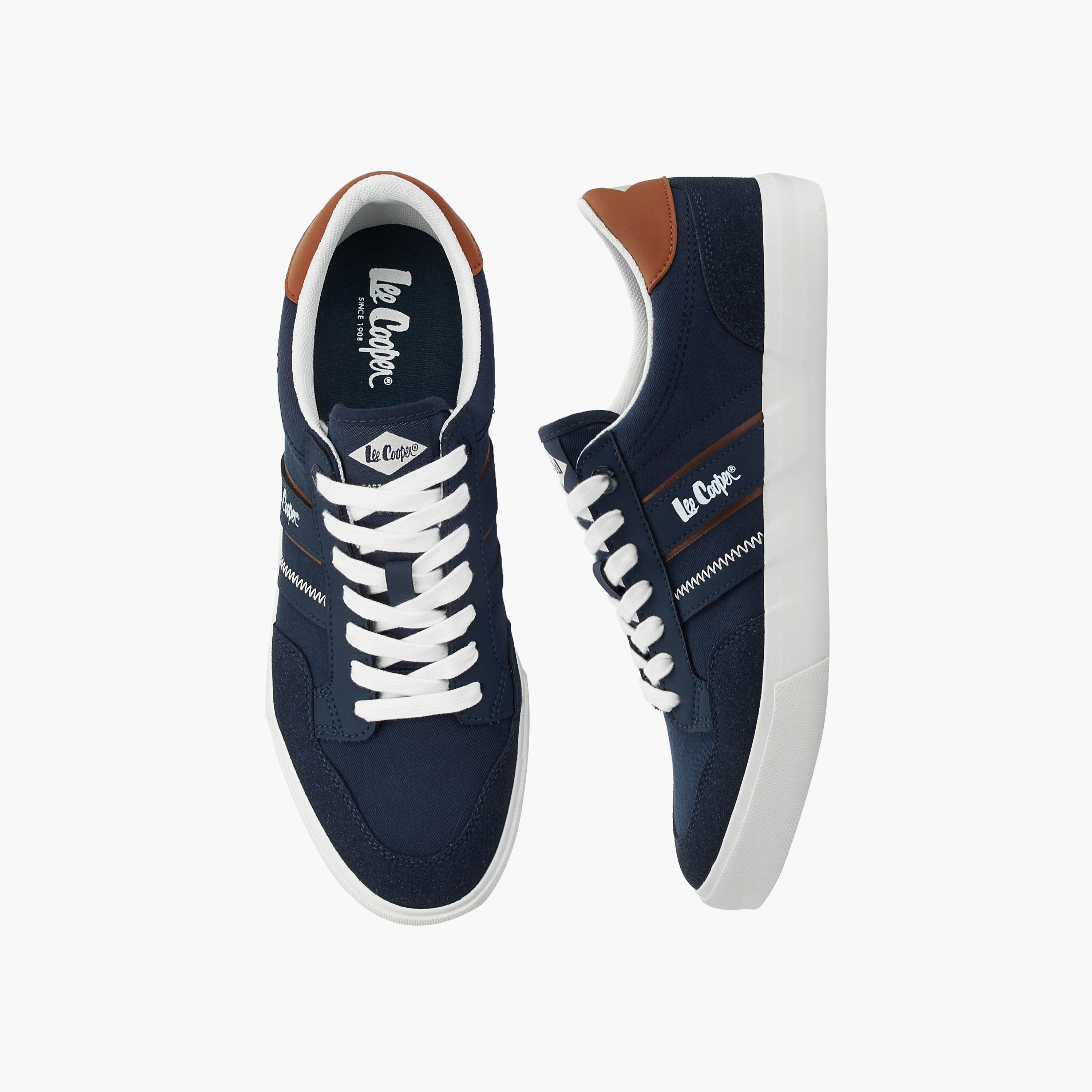 Lee Cooper Men Lace-Up Ankle Sneakers-men-shoes-sneakers-image-1