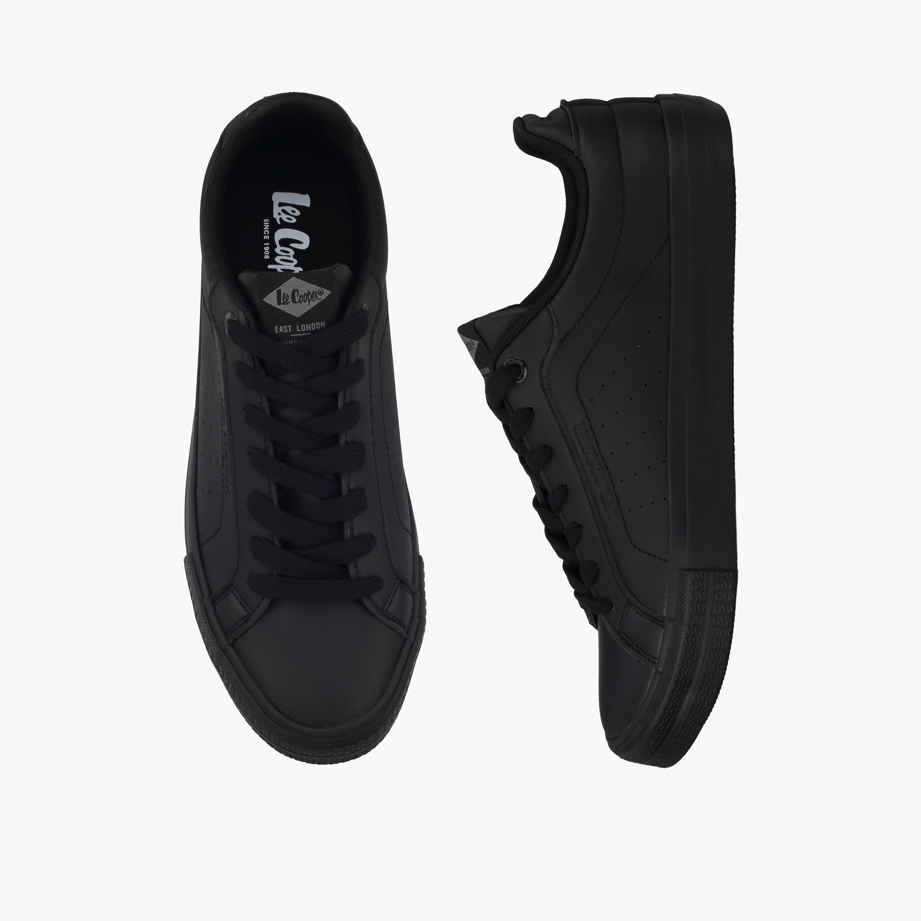 حذاء سنيكرز بطول الكاحل ورباط إغلاق للرجال من لي كوبر-men-shoes-sneakers-image-1