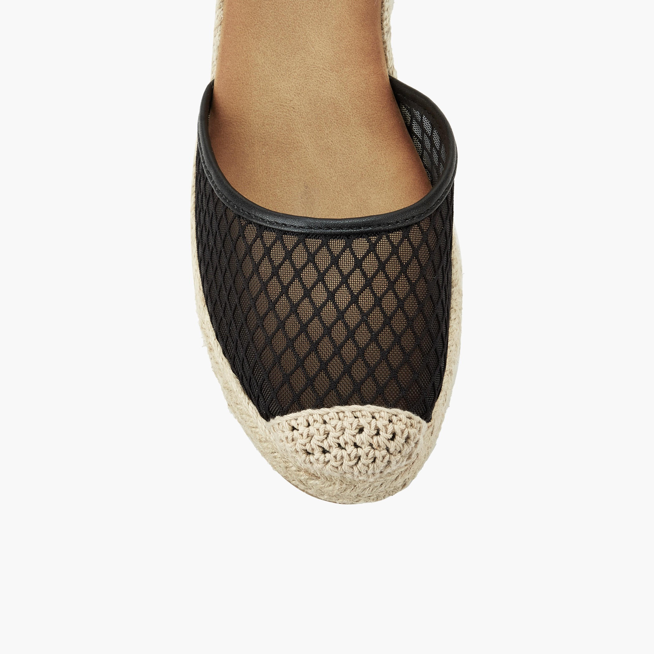 حذاء إسبادريل شبكي بحزام كاحل للبنات من بيبرمينت-women-shoes-flats-espadrilles-image-4