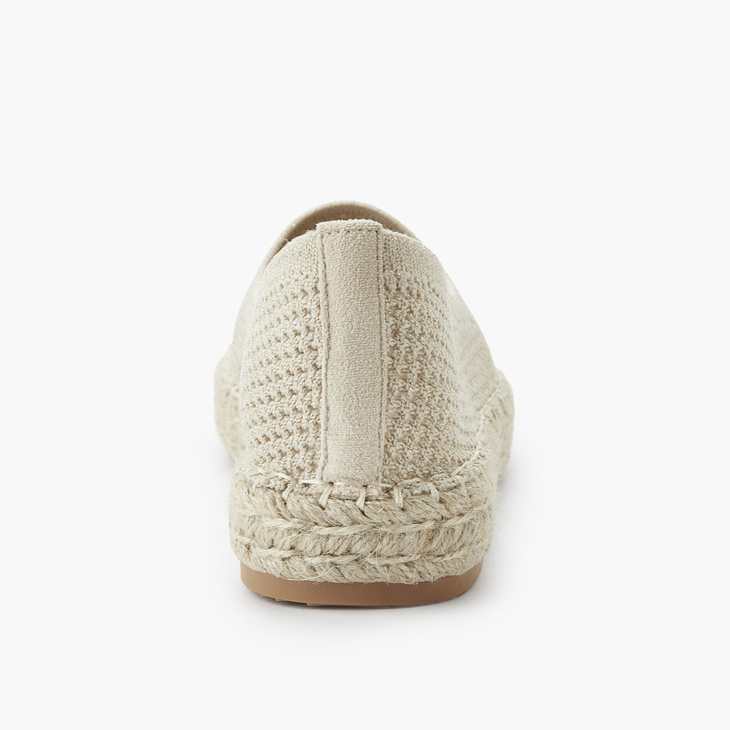Peppermint Women Textured Espadrille Loafers-women-shoes-flats-espadrilles-image-4