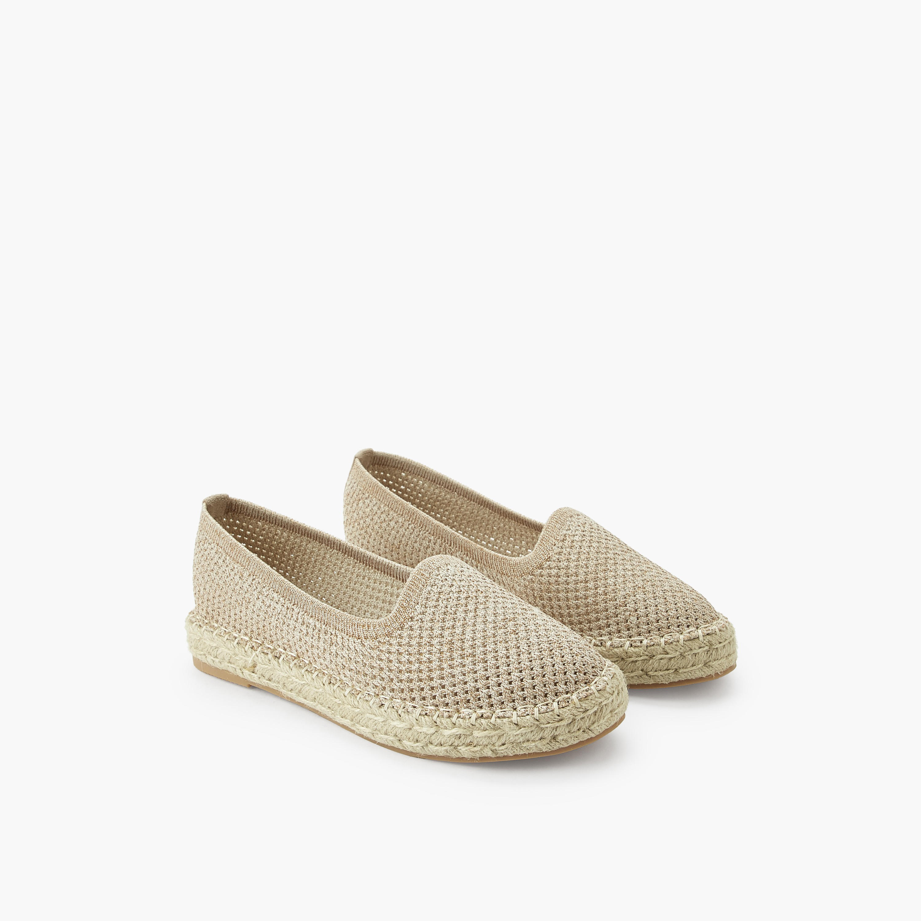 حذاء لوفرز إسبادريل بارز الملمس للنساء من بيبرمينت-women-shoes-flats-espadrilles-image-1