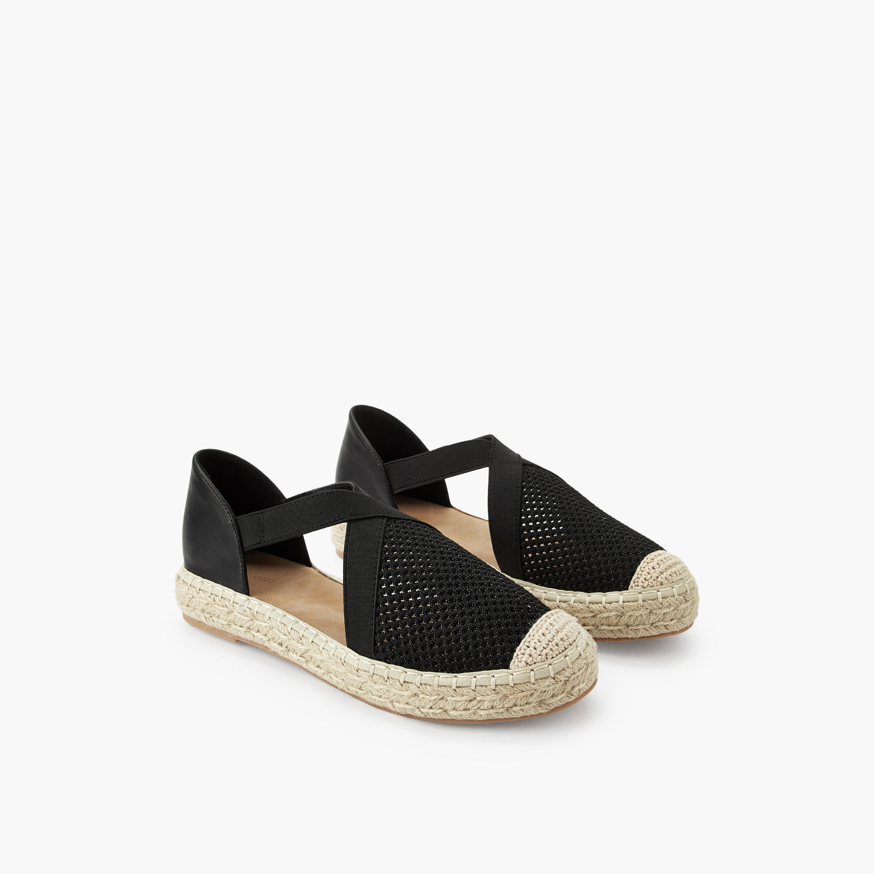حذاء إسبادريل بارز الملمس للنساء من بيبرمينت-women-shoes-flats-espadrilles-image-1