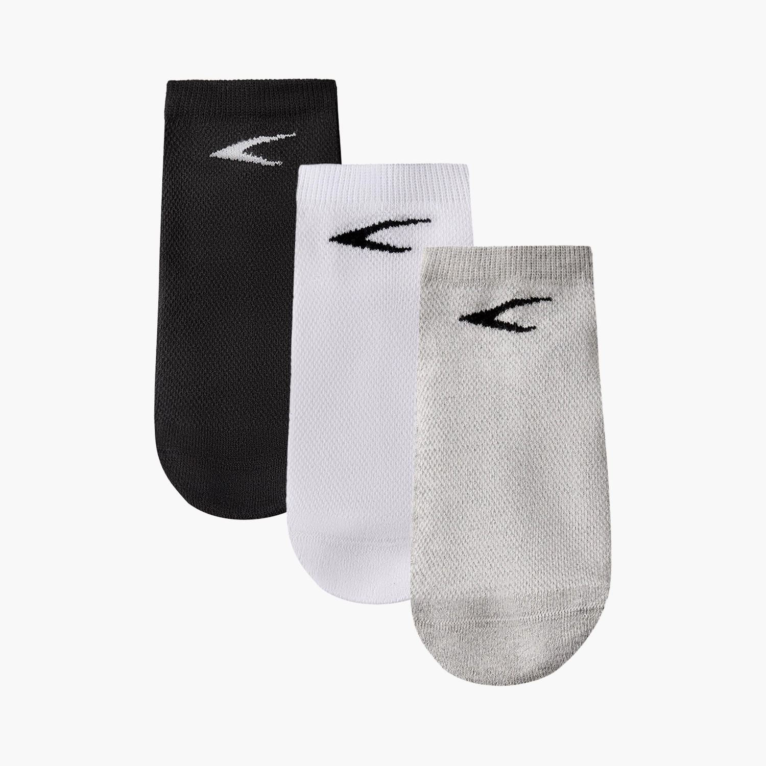 طقم جوارب قطنية بطول الكاحل من داش - 3 أزواج-women-socksandstockings-image-1