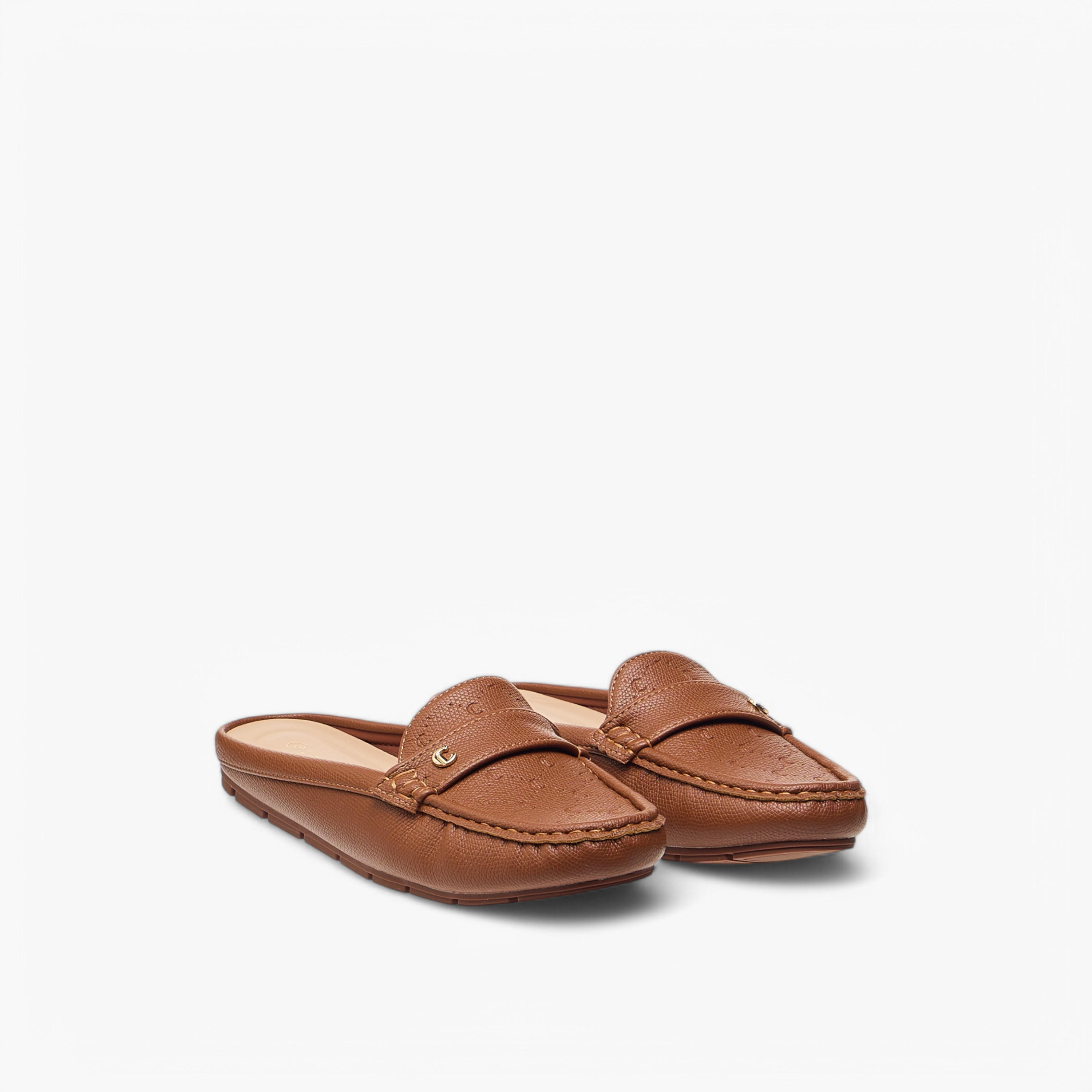 Le Confort Textured Slip-On Comfort Mules-women-shoes-flats-mules-image-1