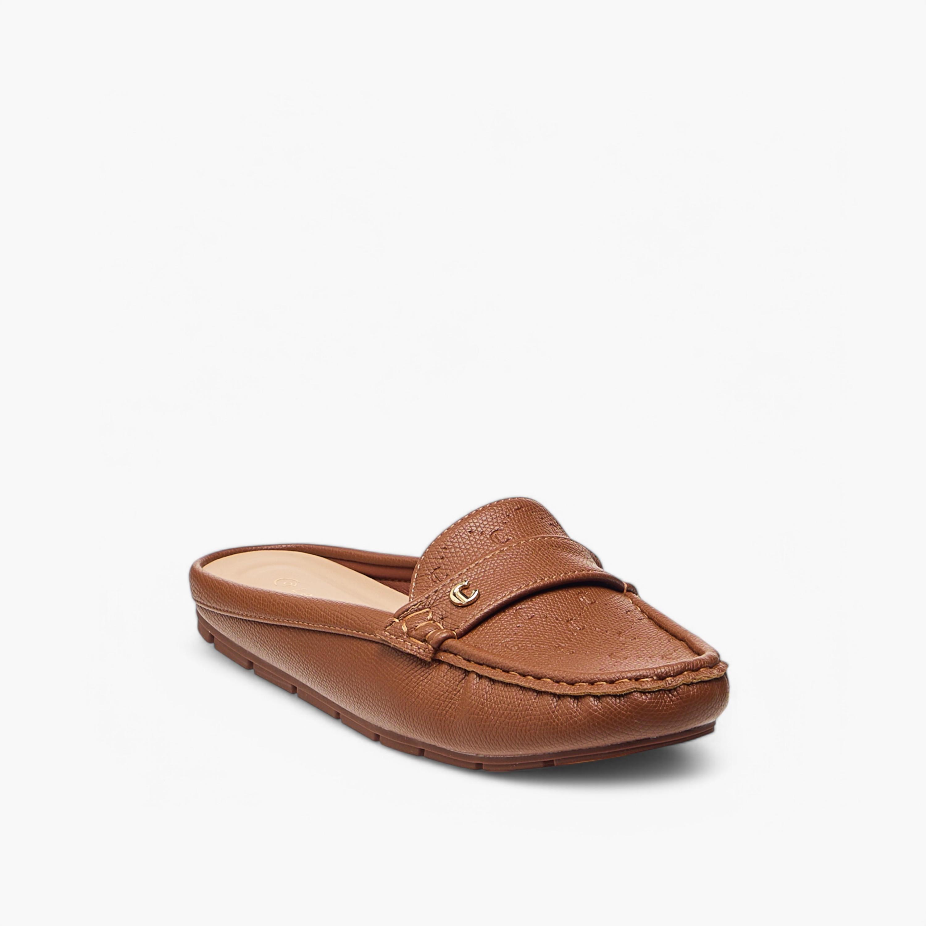 Le Confort Textured Slip-On Comfort Mules-women-shoes-flats-mules-image-2