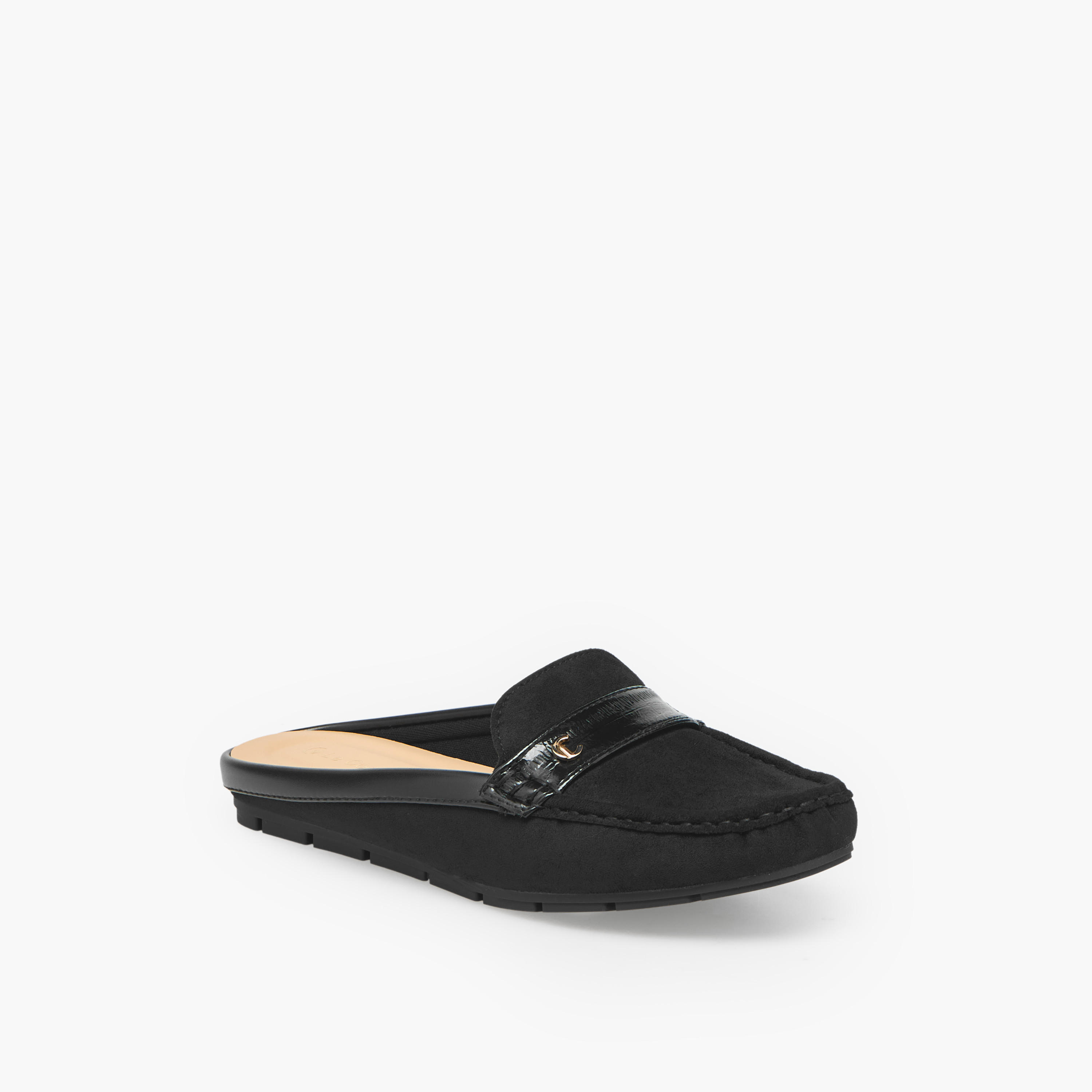 حذاء ميول شمواه سهل الارتداء للنساء من لو كونفورت-women-shoes-flats-mules-image-2