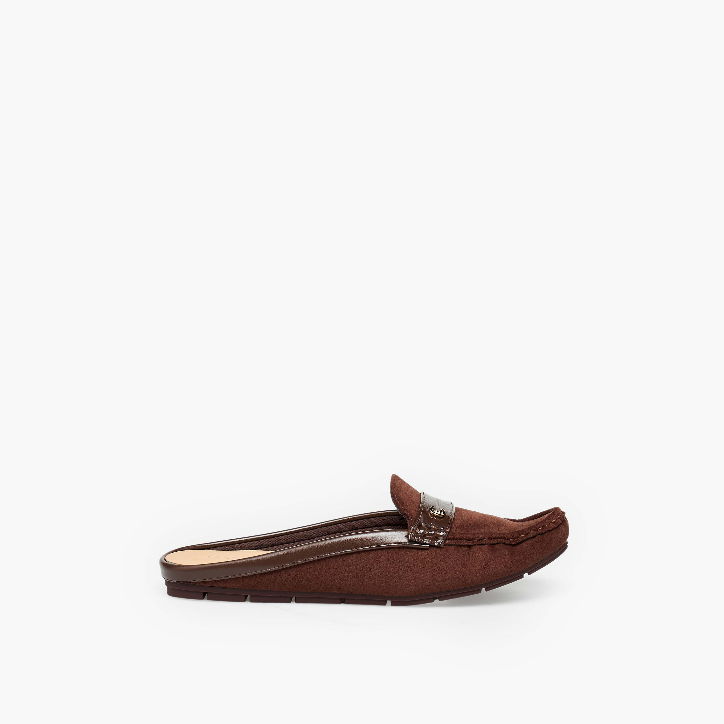 Le Confort Women Suede Slip-On Mules-women-shoes-flats-mules-image-3