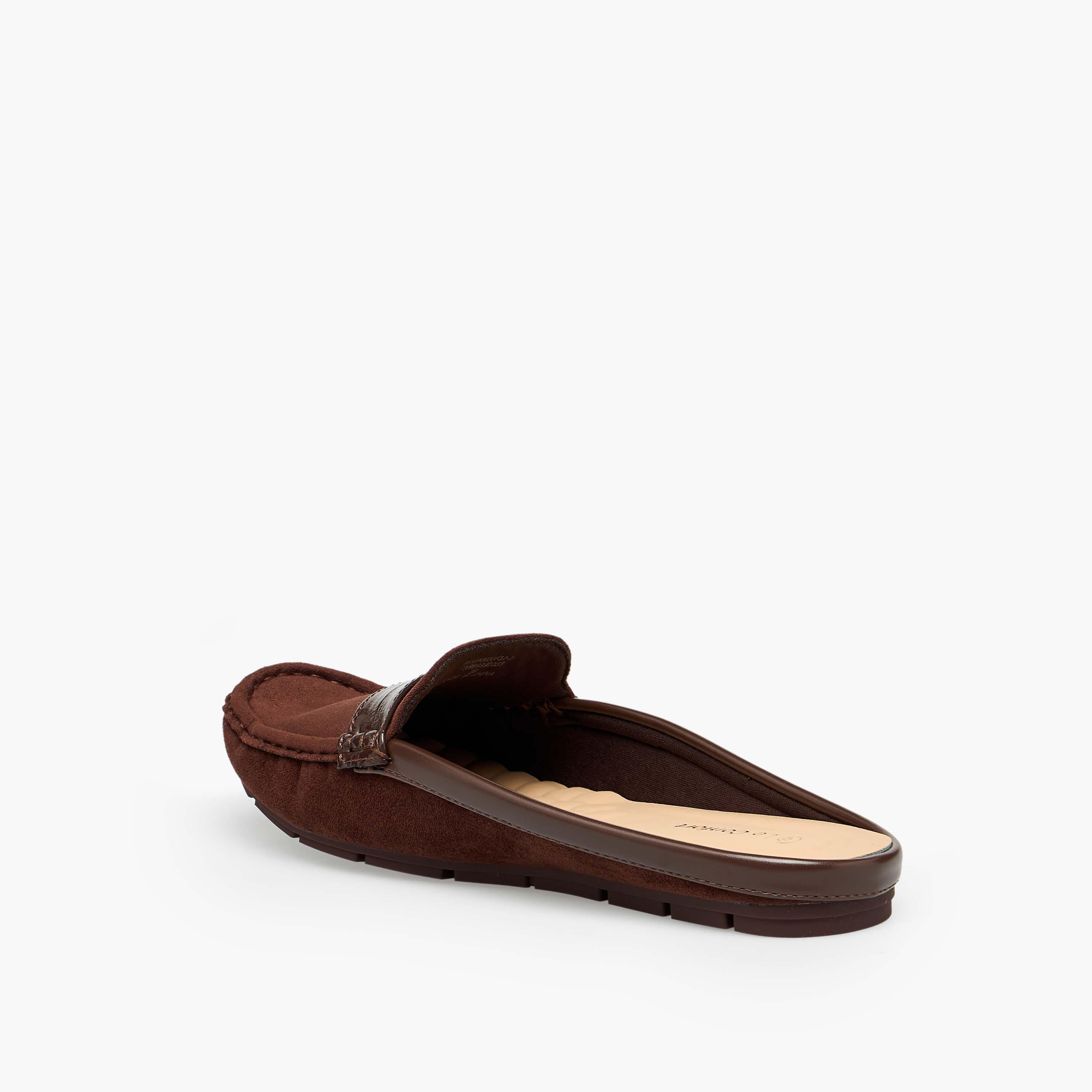 Le Confort Women Suede Slip-On Mules-women-shoes-flats-mules-image-5