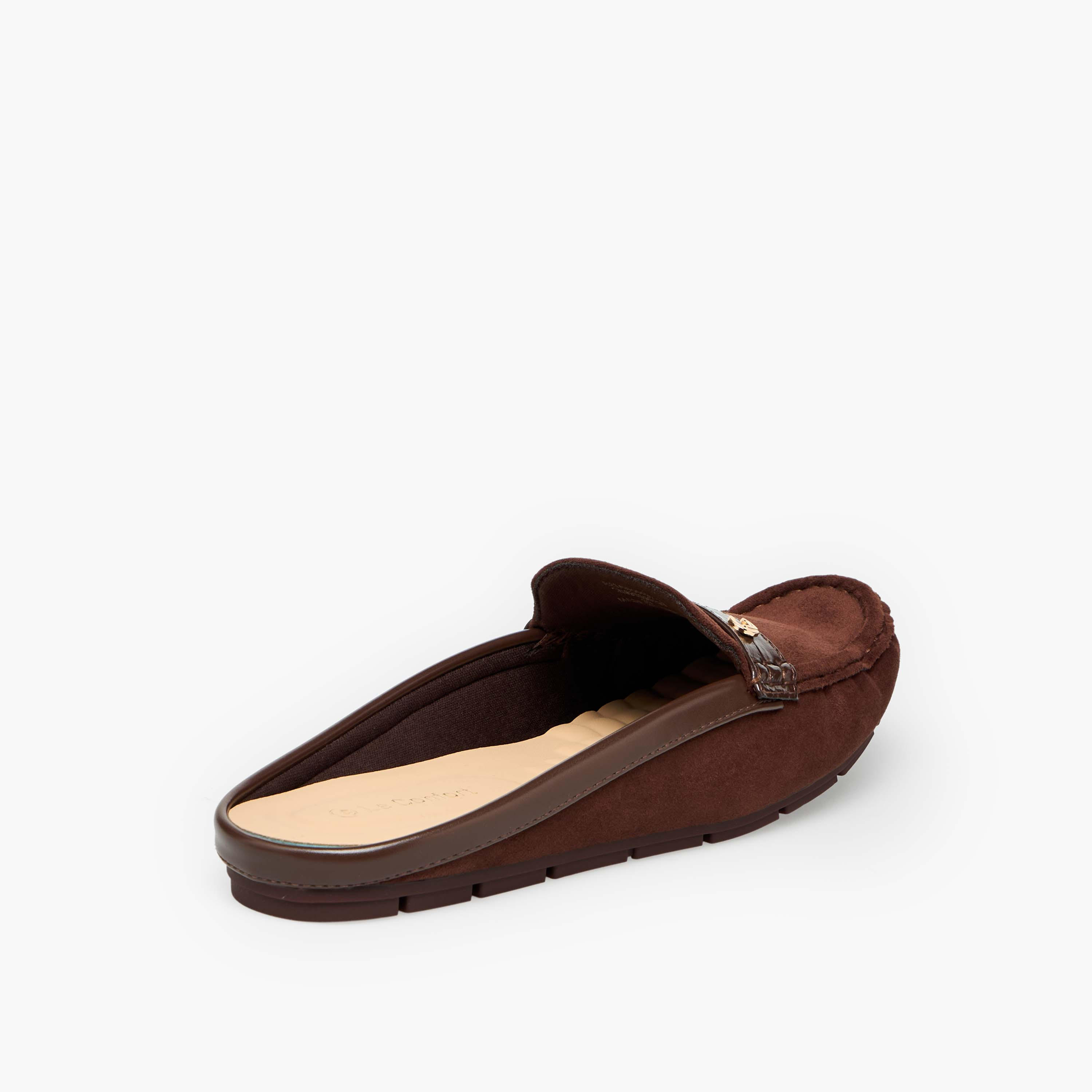 Le Confort Women Suede Slip-On Mules-women-shoes-flats-mules-image-6
