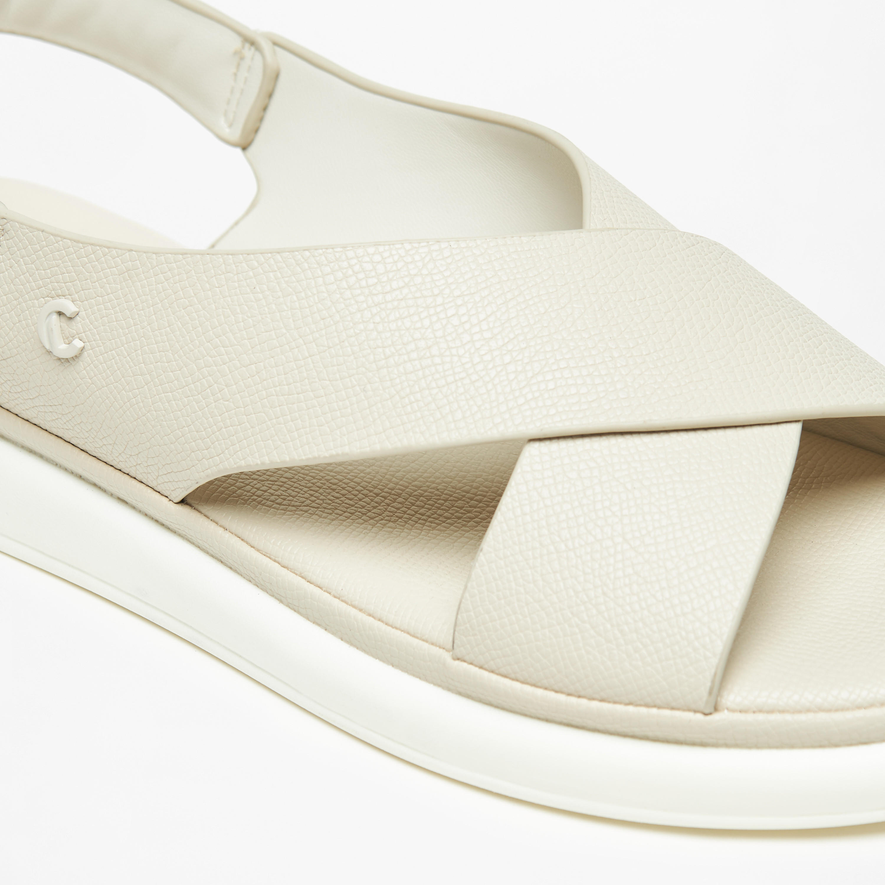 Le Confort Textured Hook & Loop Comfort Sandals-women-shoes-flats-sandals-image-5