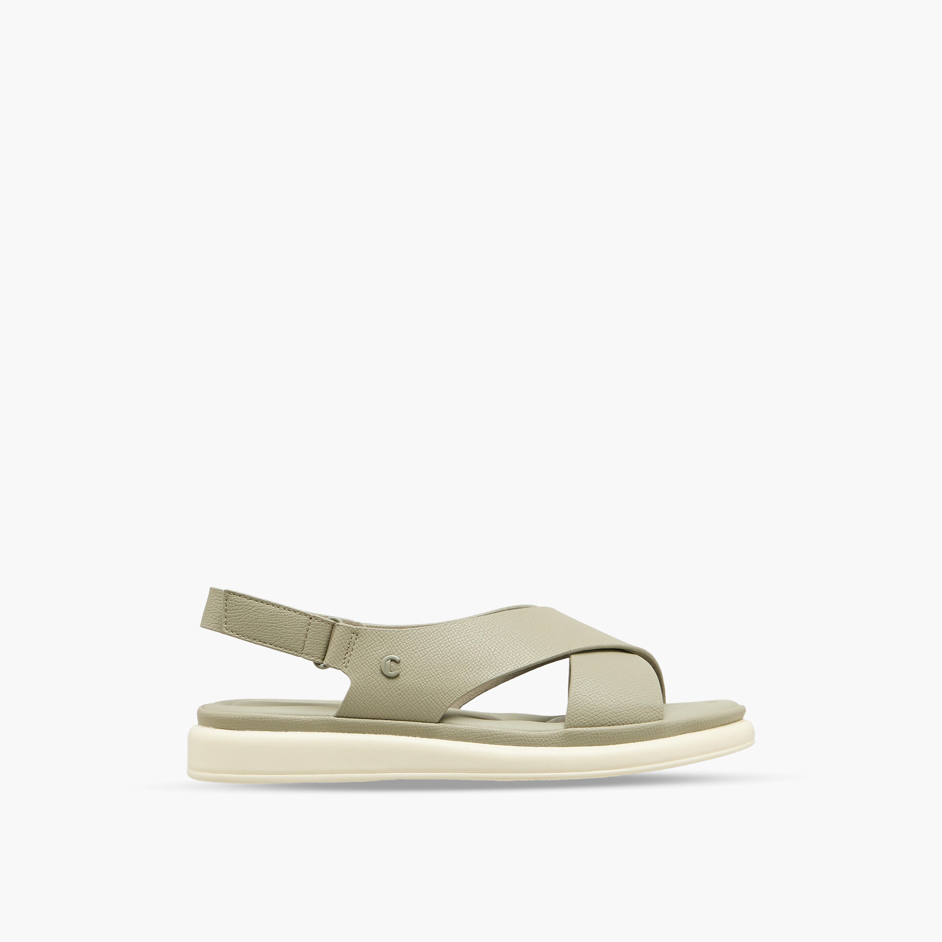 Le Confort Textured Hook & Loop Comfort Sandals-women-shoes-flats-sandals-image-2