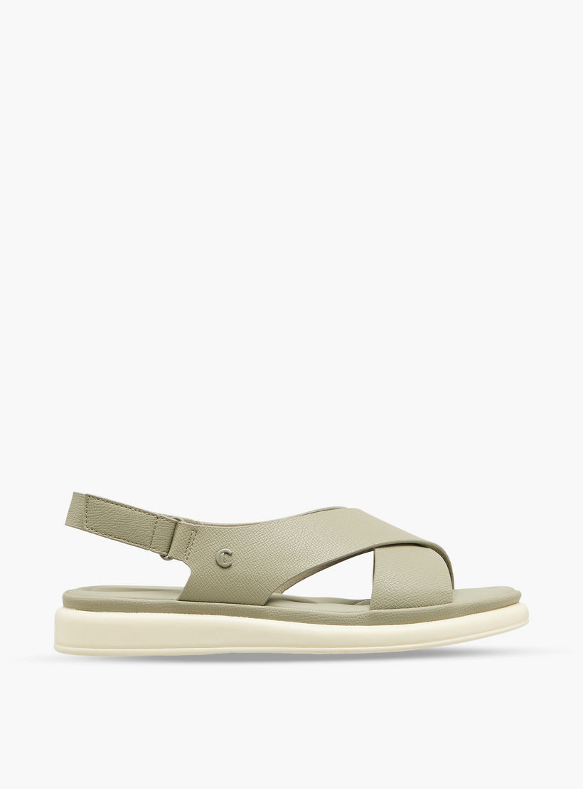 Le Confort Textured Hook & Loop Comfort Sandals-women-shoes-flats-sandals-image-2