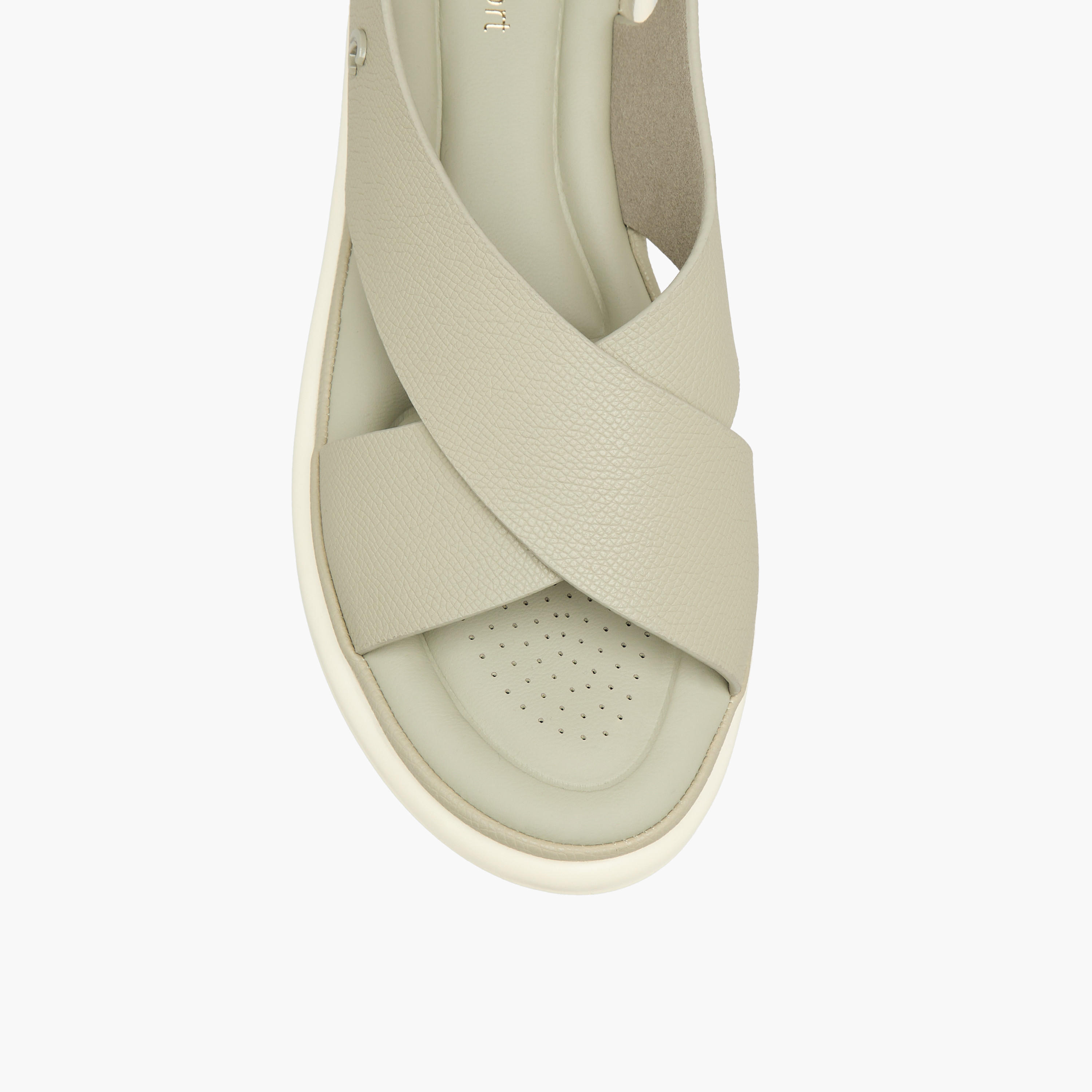 Le Confort Textured Hook & Loop Comfort Sandals-women-shoes-flats-sandals-image-3