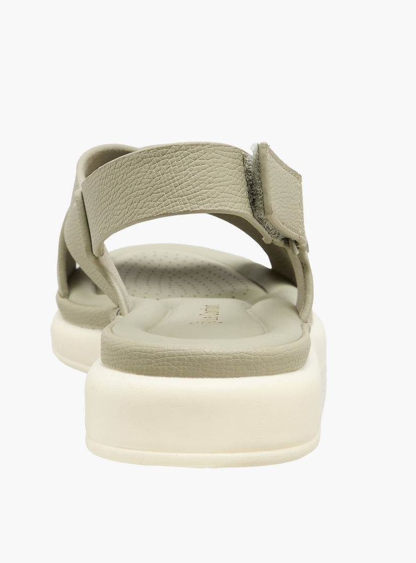 Le Confort Textured Hook & Loop Comfort Sandals-women-shoes-flats-sandals-image-4