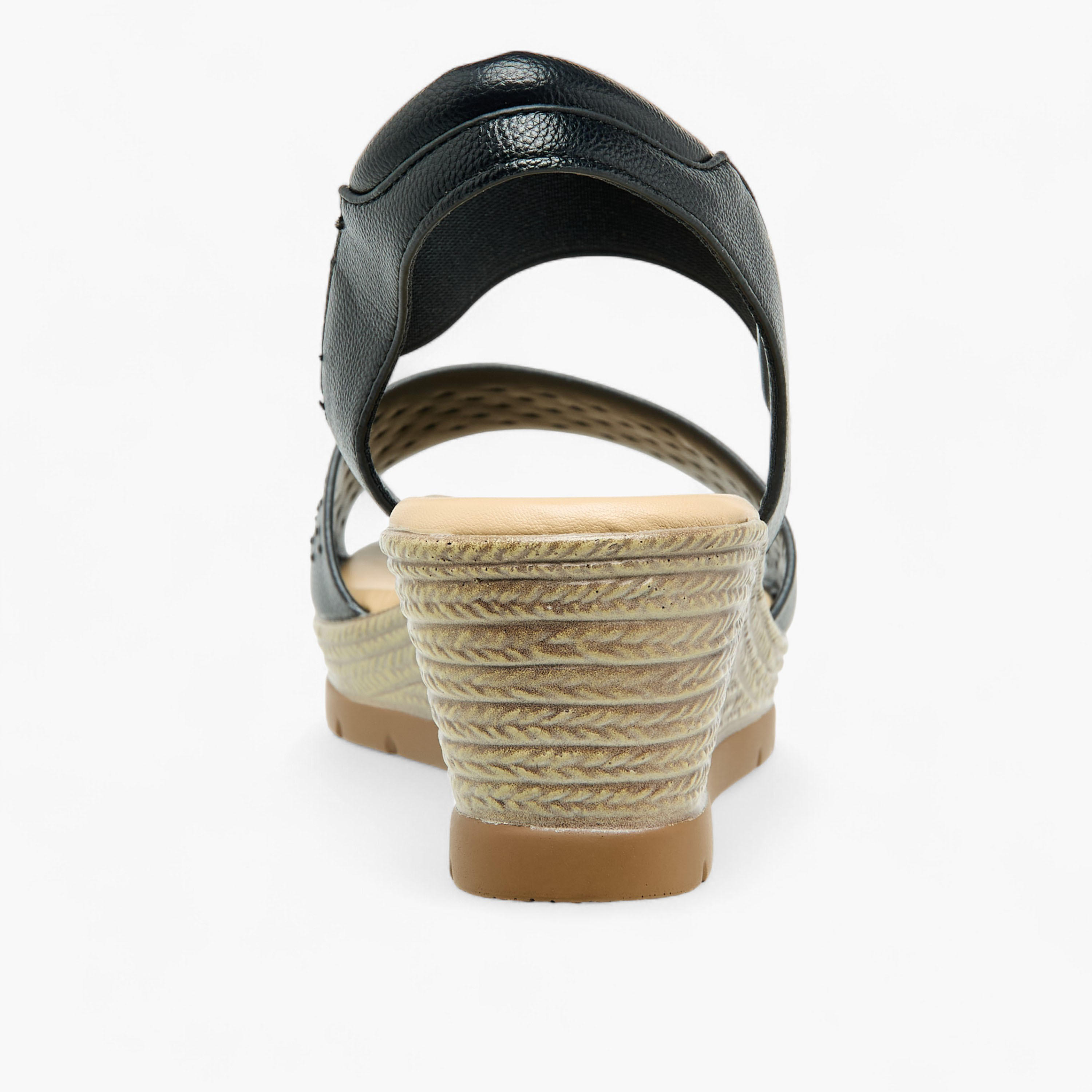 صندل بحزام خلفي وكعب ويدج للنساء من لو كونفورت-women-shoes-sandals-heeled-image-5